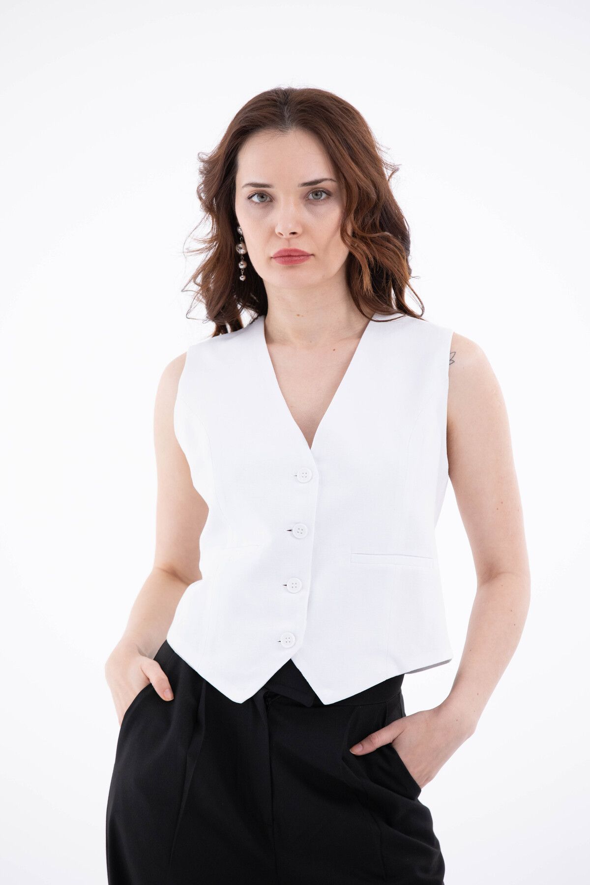 FEMİNEER.com ARKASI AYAR TOKALI YELEK
