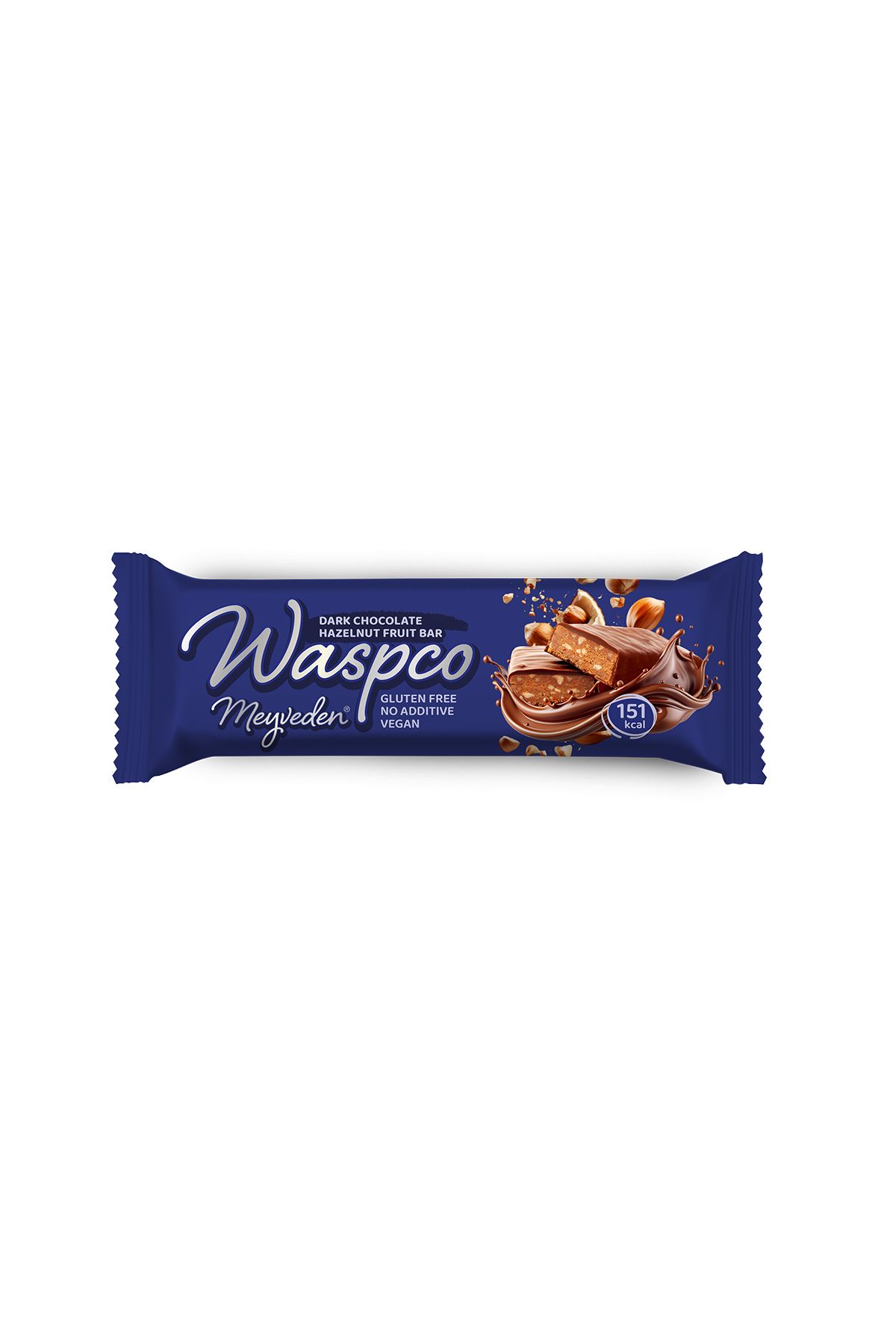 Waspco Bitter Çikolata Kaplı Fındıklı Meyve Bar 35g x 1 Adet