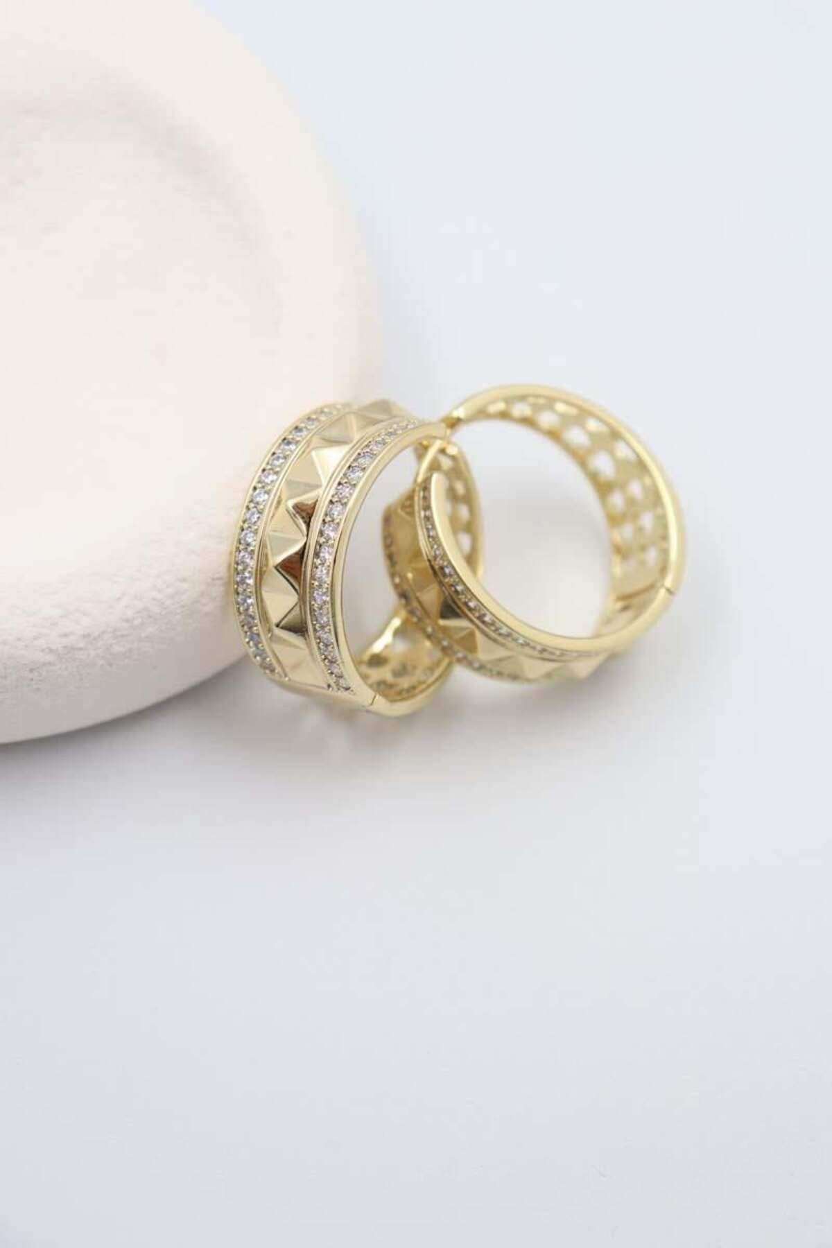 BY CANSU ACCESSORİES Davide Gold Küpe[14K]