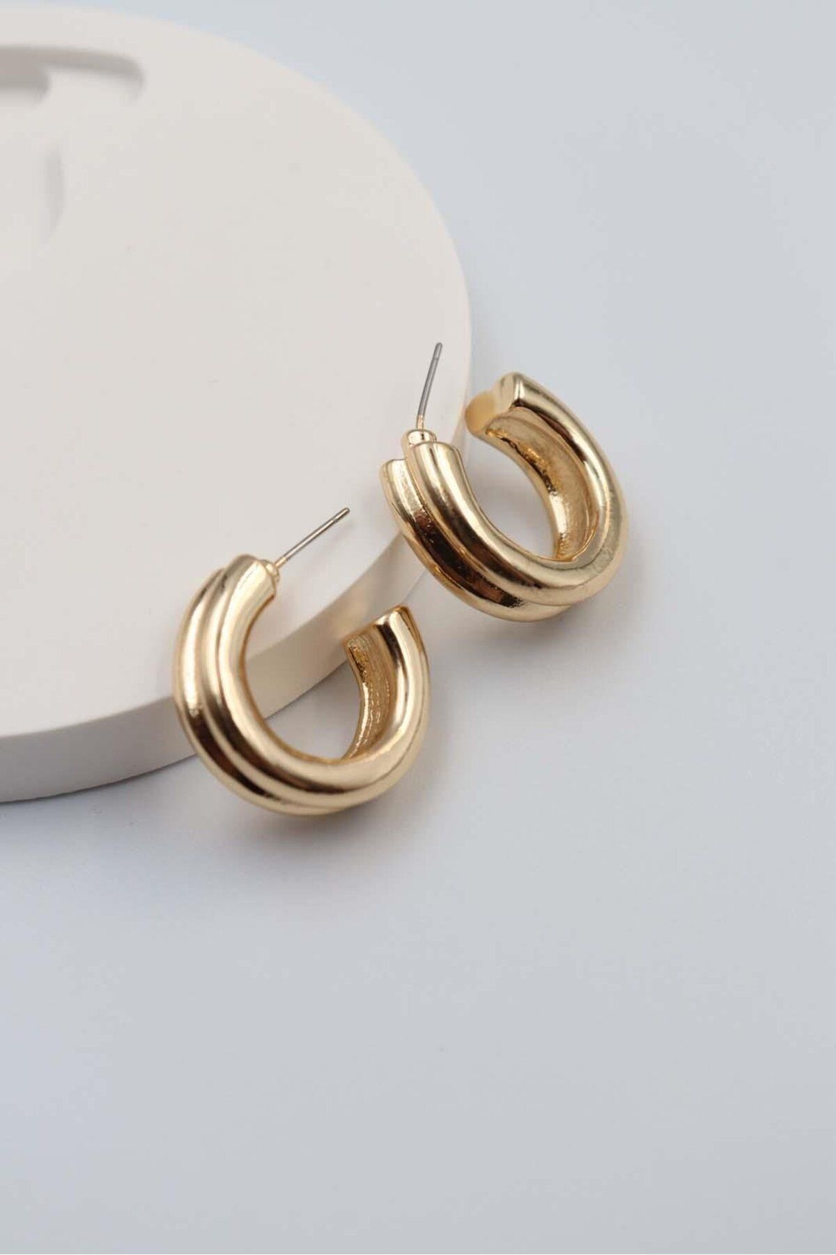 BY CANSU ACCESSORİES Rose Gold Küpe