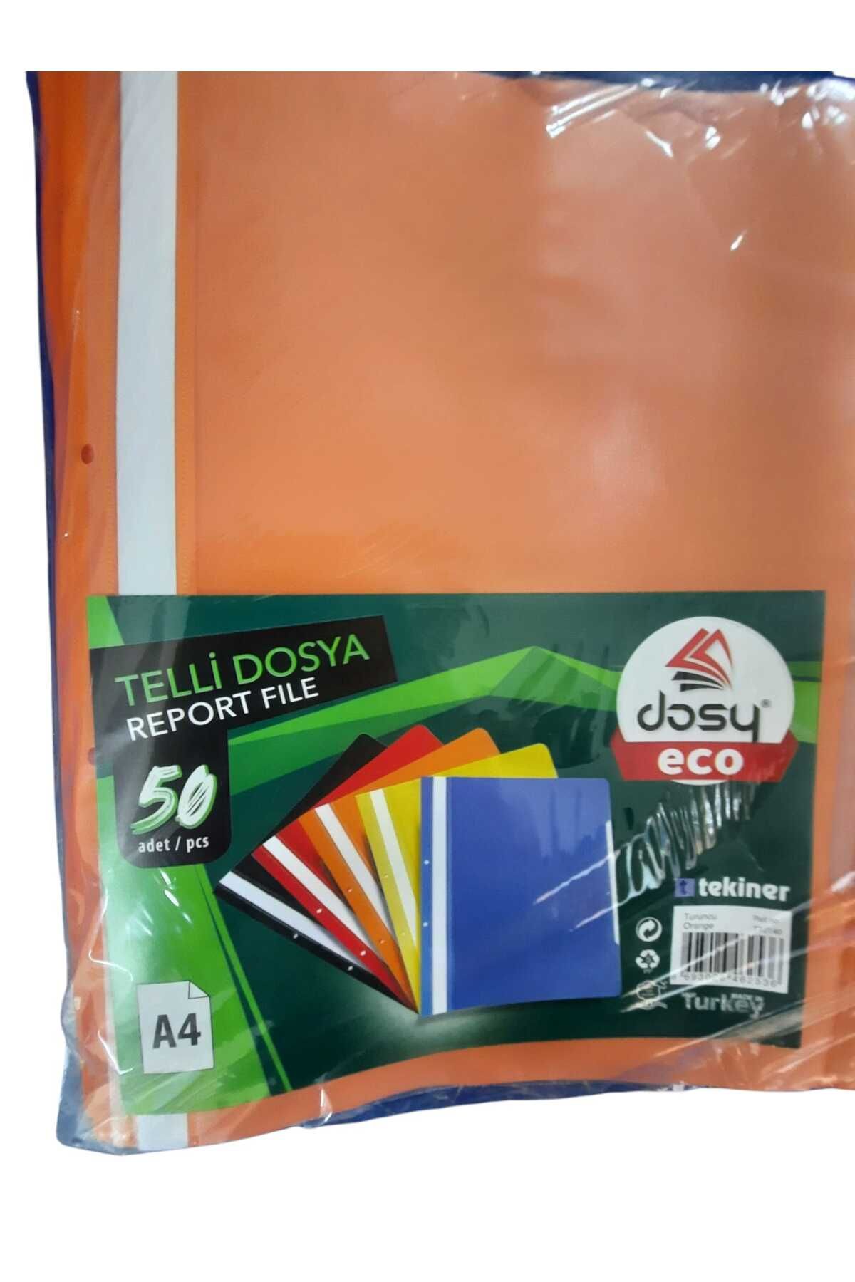 Dosy TELLİ DOSYA TURUNCU 50 Lİ PAKET