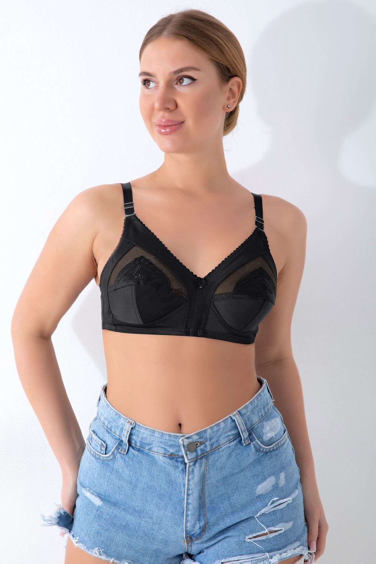ETC Siyah Toparlayıcı Sütyen - ETC7729-9813