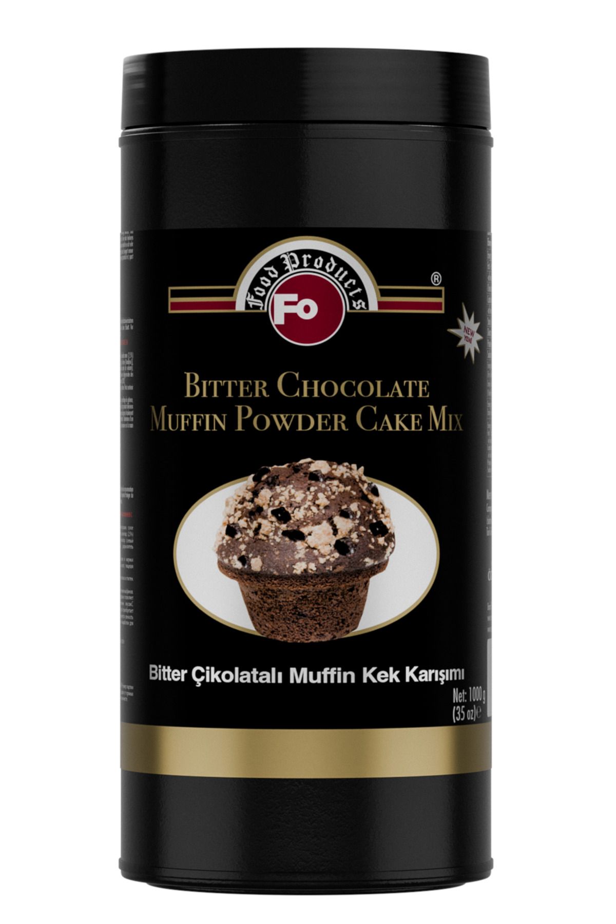 FO Bitter Çikolatalı Muffin Kek Karışımı (Yumurtasız) 1 kg