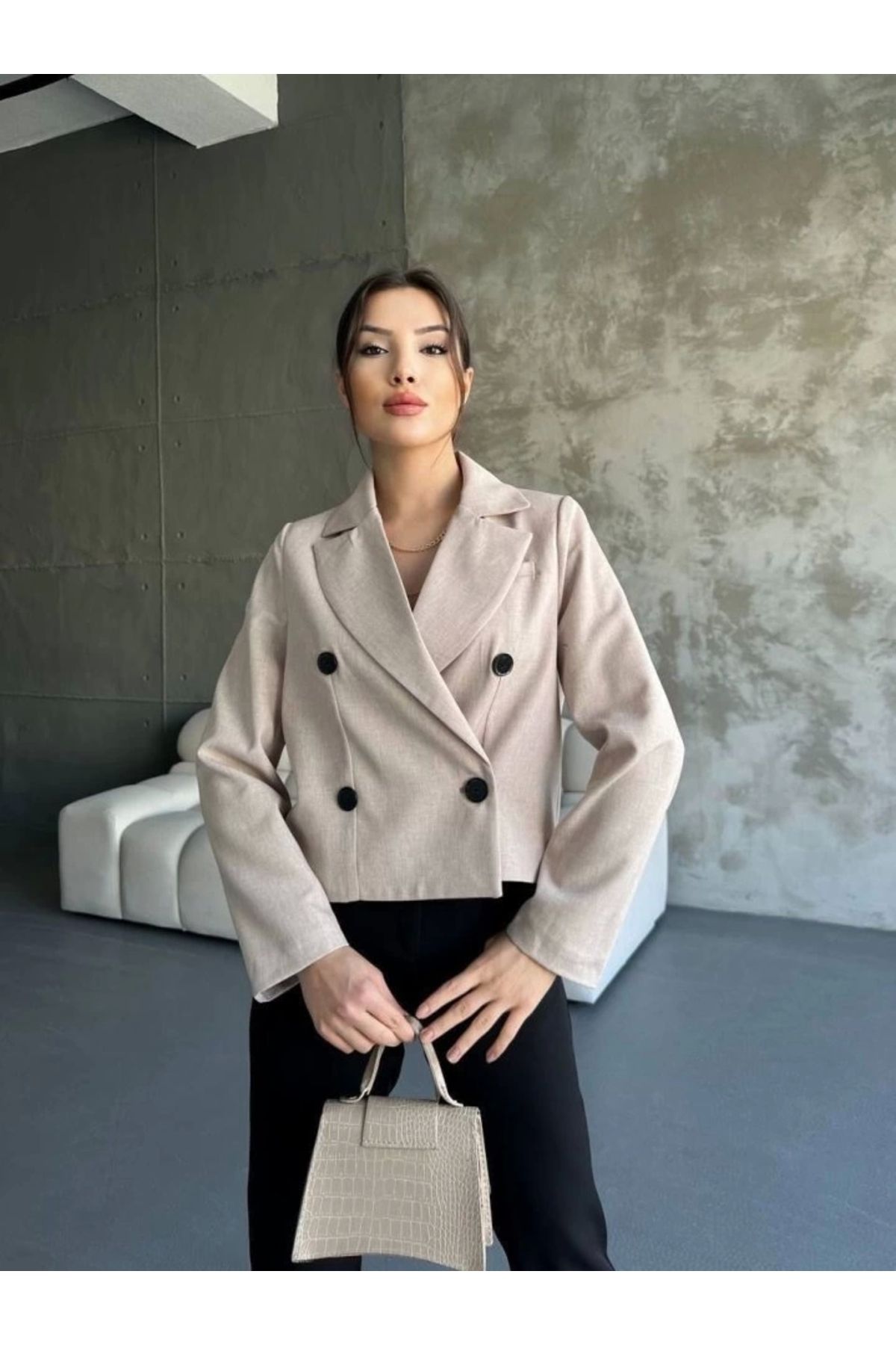 Butik Kruvaze Ceket