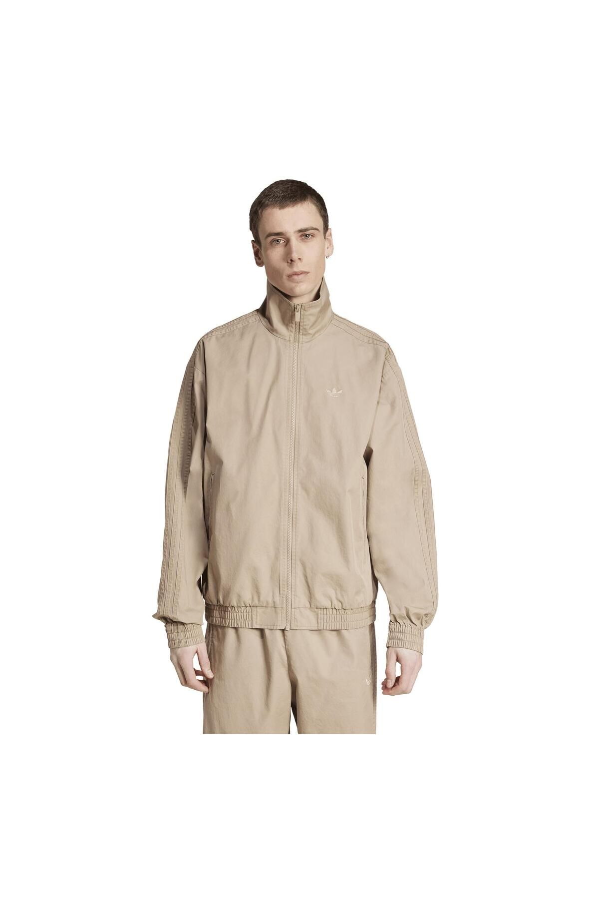 adidas KC0685-E adidas Fırebırd Jacket Erkek Ceket S&uuml;tl&uuml; Kahve
