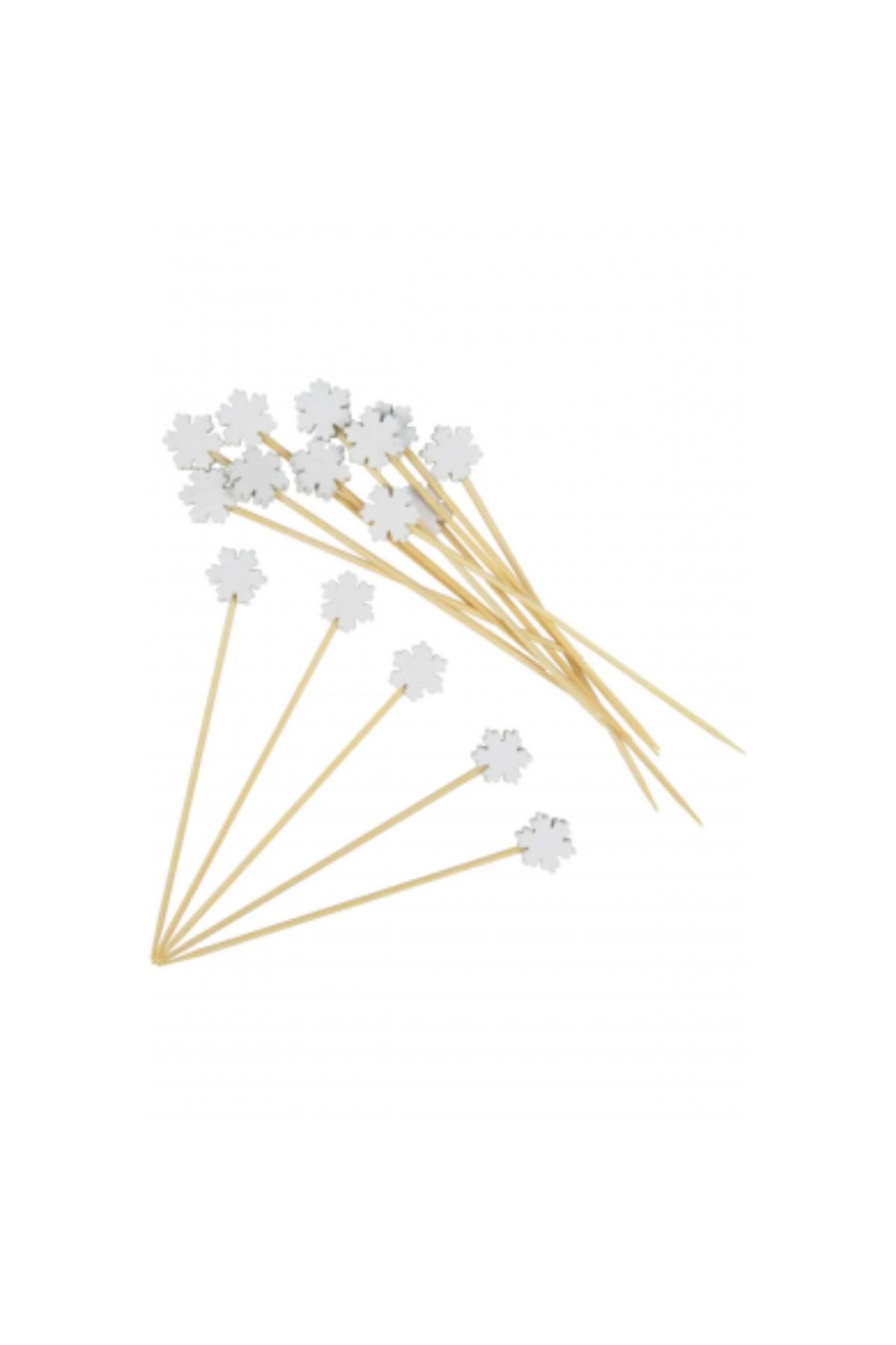 yuandong Bambu Kar Tanesi 12 Cm Kürdan (50'li), Sunum Kürdanı