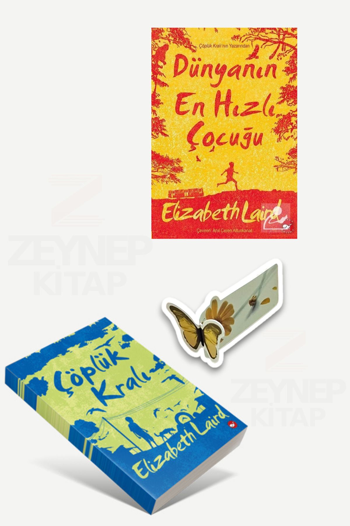 Beyaz Balina Yayınları Dünyanın En Hızlı Çocuğu ve Çöplük Kralı 2 Kitap Set (Özel Tasarım Hareketli Kelebek Ayraç Hediye)