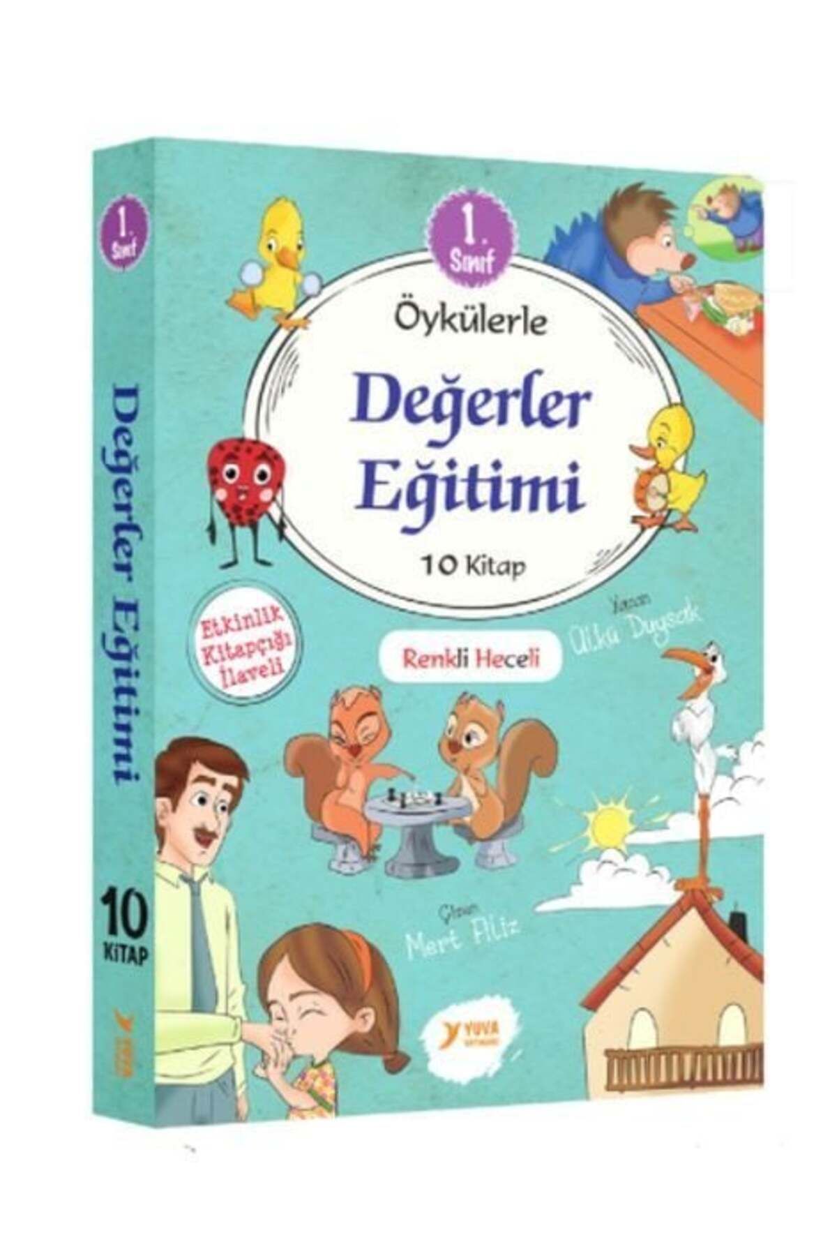 Destek Yayınları Öykülerle Değerler Eğitimi 1 Sınıflar İçin 10 Kitap Set