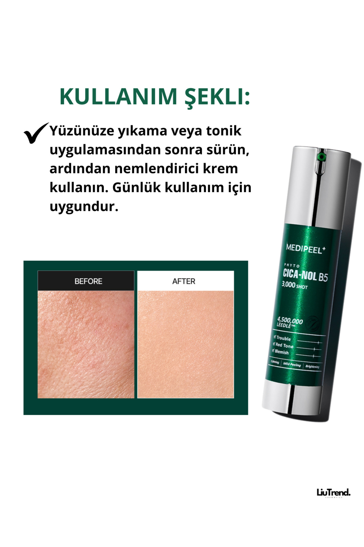 Phyto Cica-nol B5 3000 Shot Serum 50 ml Spikül Ve Centella Içeren Serumu M0408 — MP0408 — تصویر 5 از 8