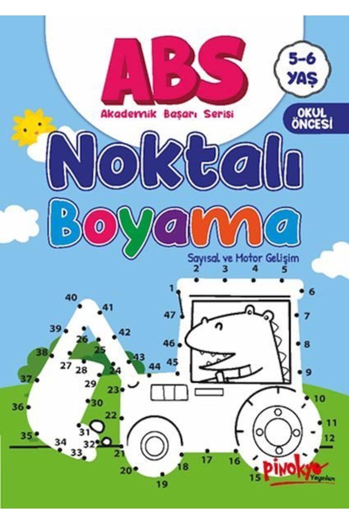 Destek Yayınları ABS 56 Yaş Noktalı Boyama