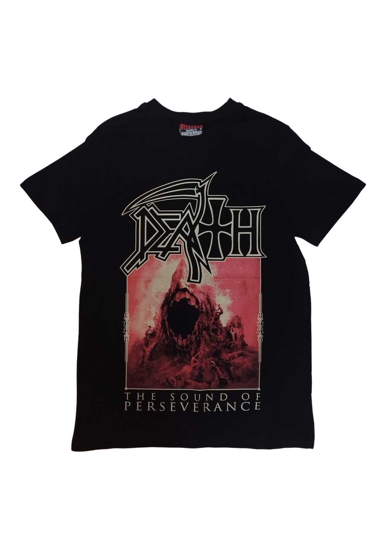 Atlantis Death baskılı t-shirt