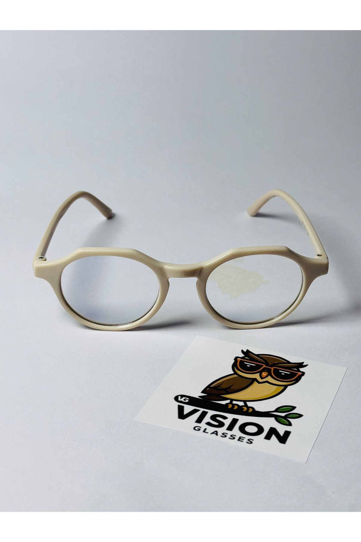 VG VISION GLASSES Lokit Geometrik Unisex Mavi Işık Korumalı Gözlük