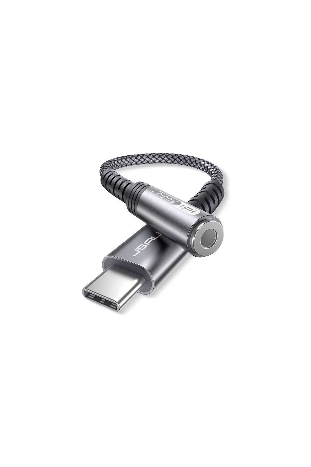 jsaux Usb-C Type-C To 3,5 mm Kulaklık Jack Hifi Adaptörü USB C - Aux Ses Dönüştürücü Kulaklık Aparat