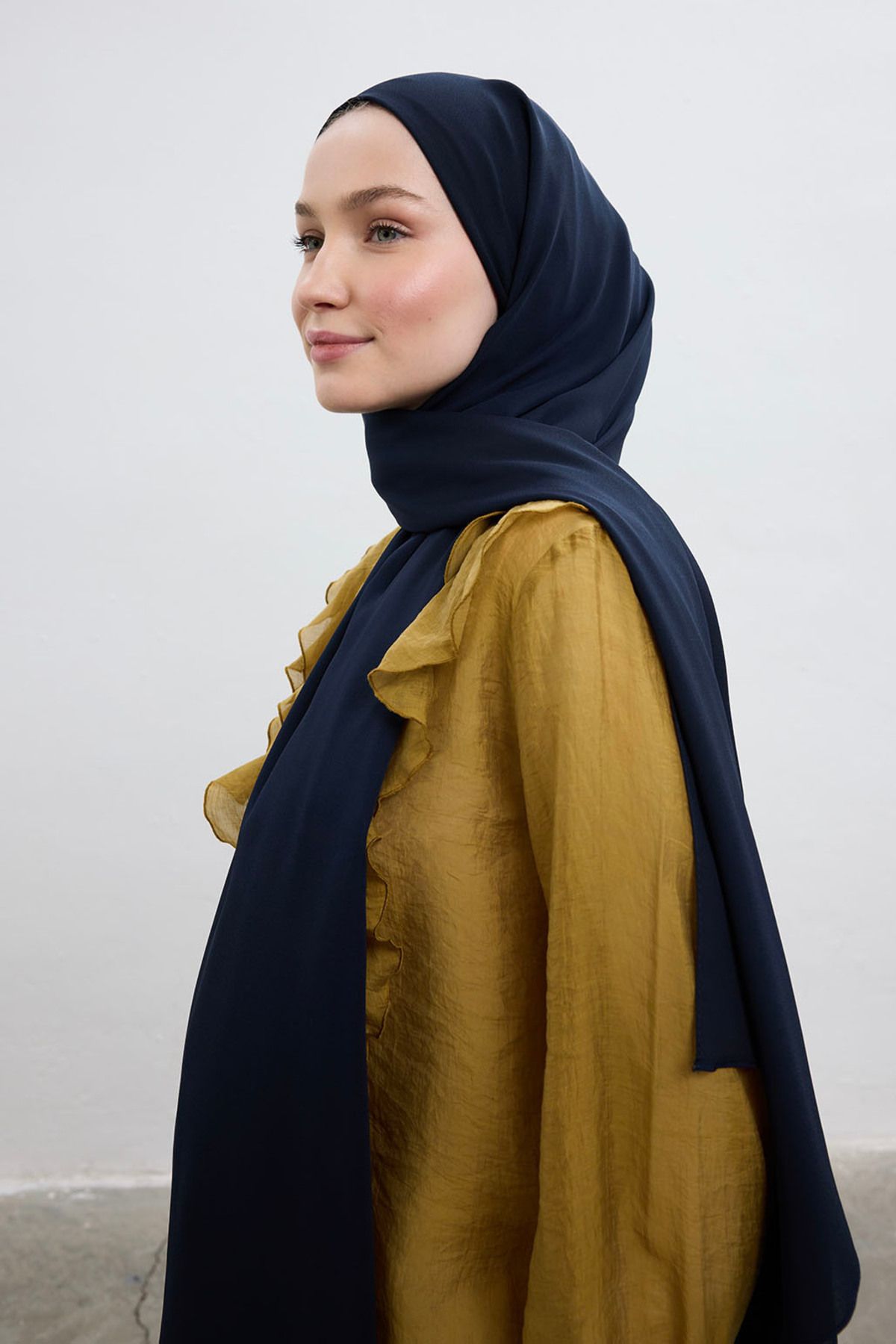 Qef Comfort Luxe Şal Lacivert