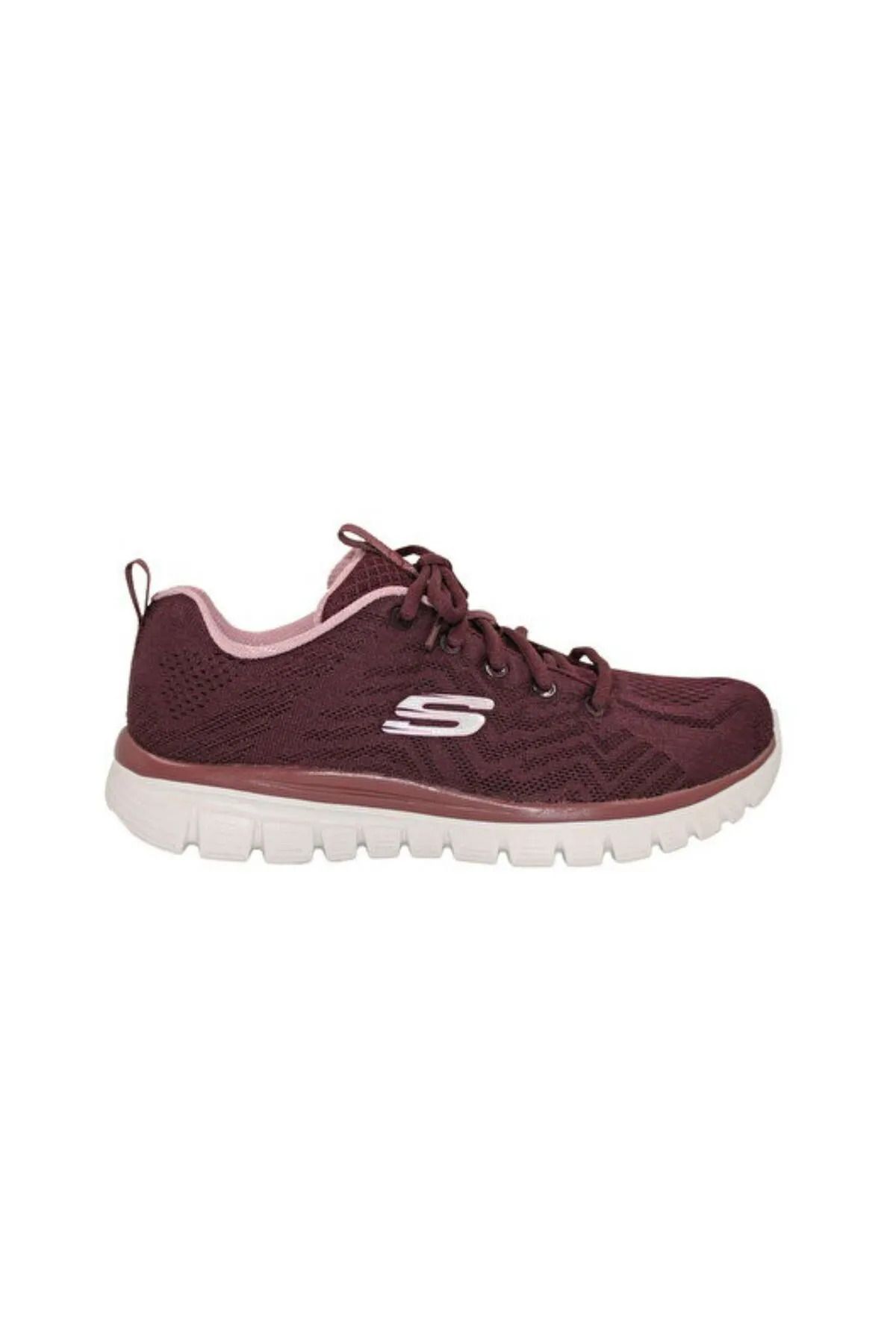 SKECHERS Graceful Get Connected 12615-WINE Kadın Spor Ayakkabı Bordo
