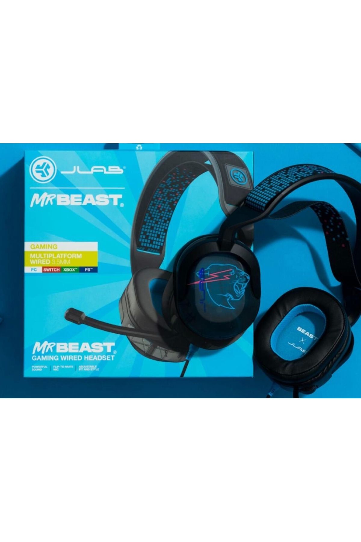 Feastables Mr Beast Gamıng Wıred Headset Kablolu Kulaklık