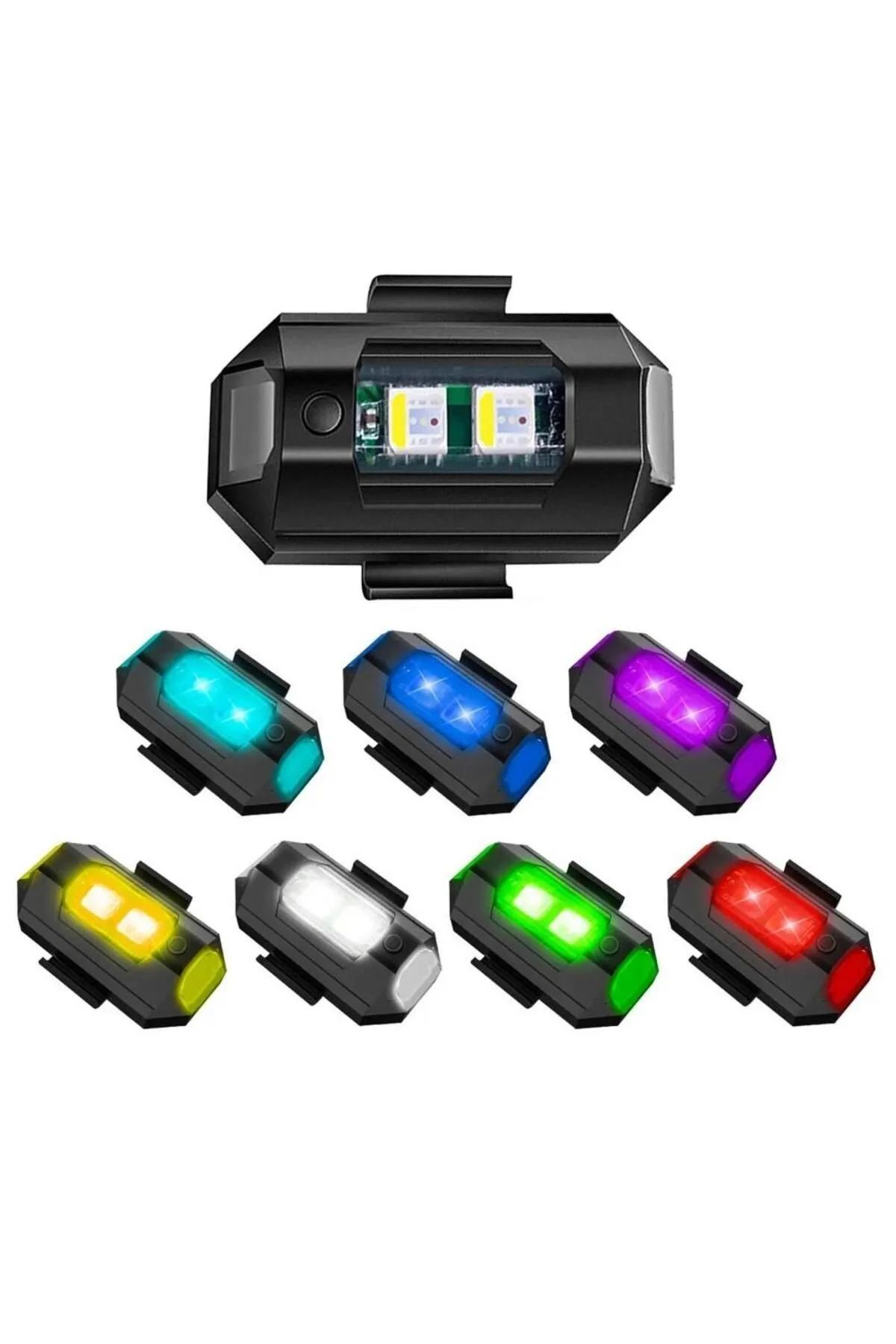 MOLTO Motor Drone Uçak Kanadı Led Şarjlı Kablosuz Mini Led Çakarlı Lamba