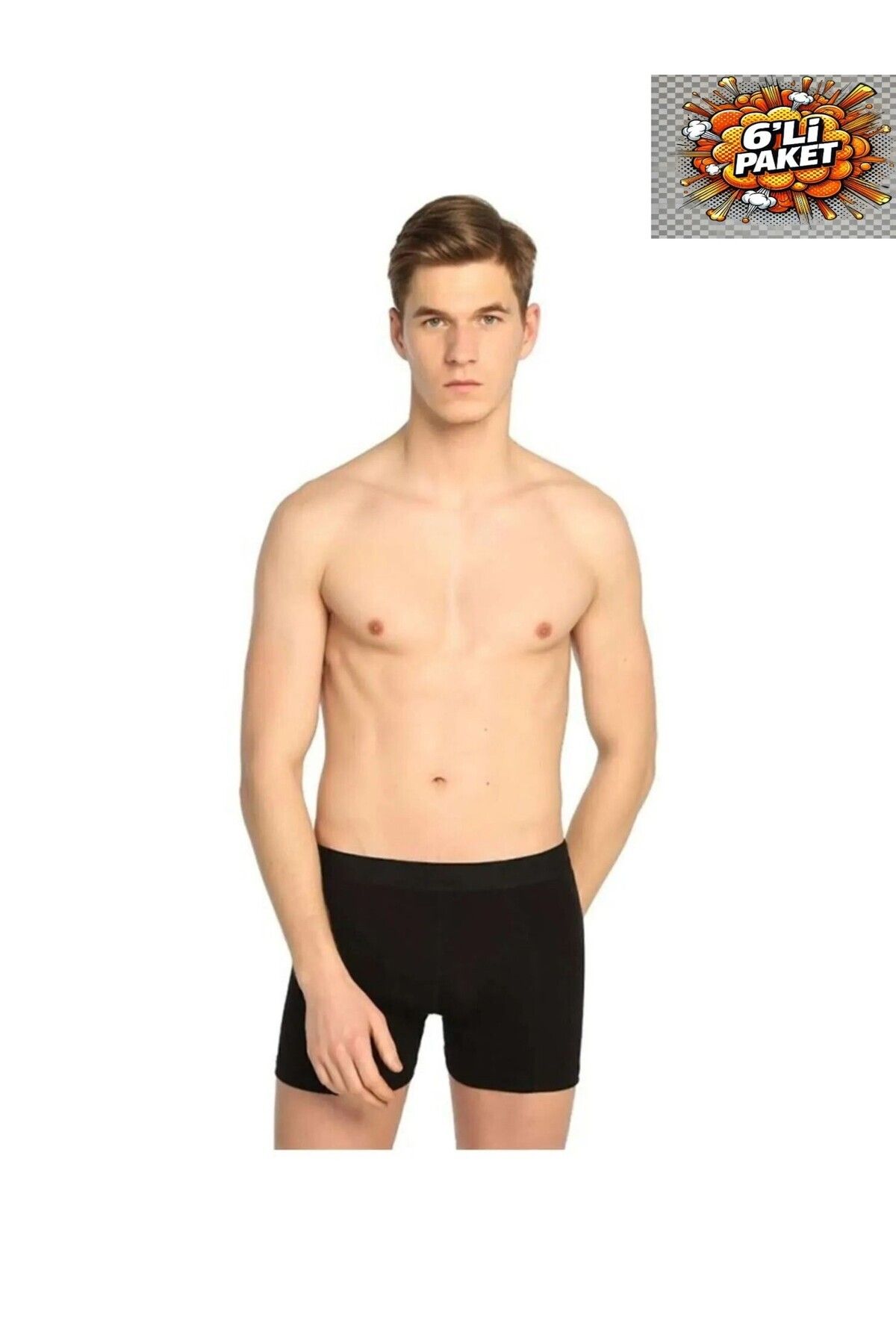 Pardon Elastan Boxer Likralı 6 Adet