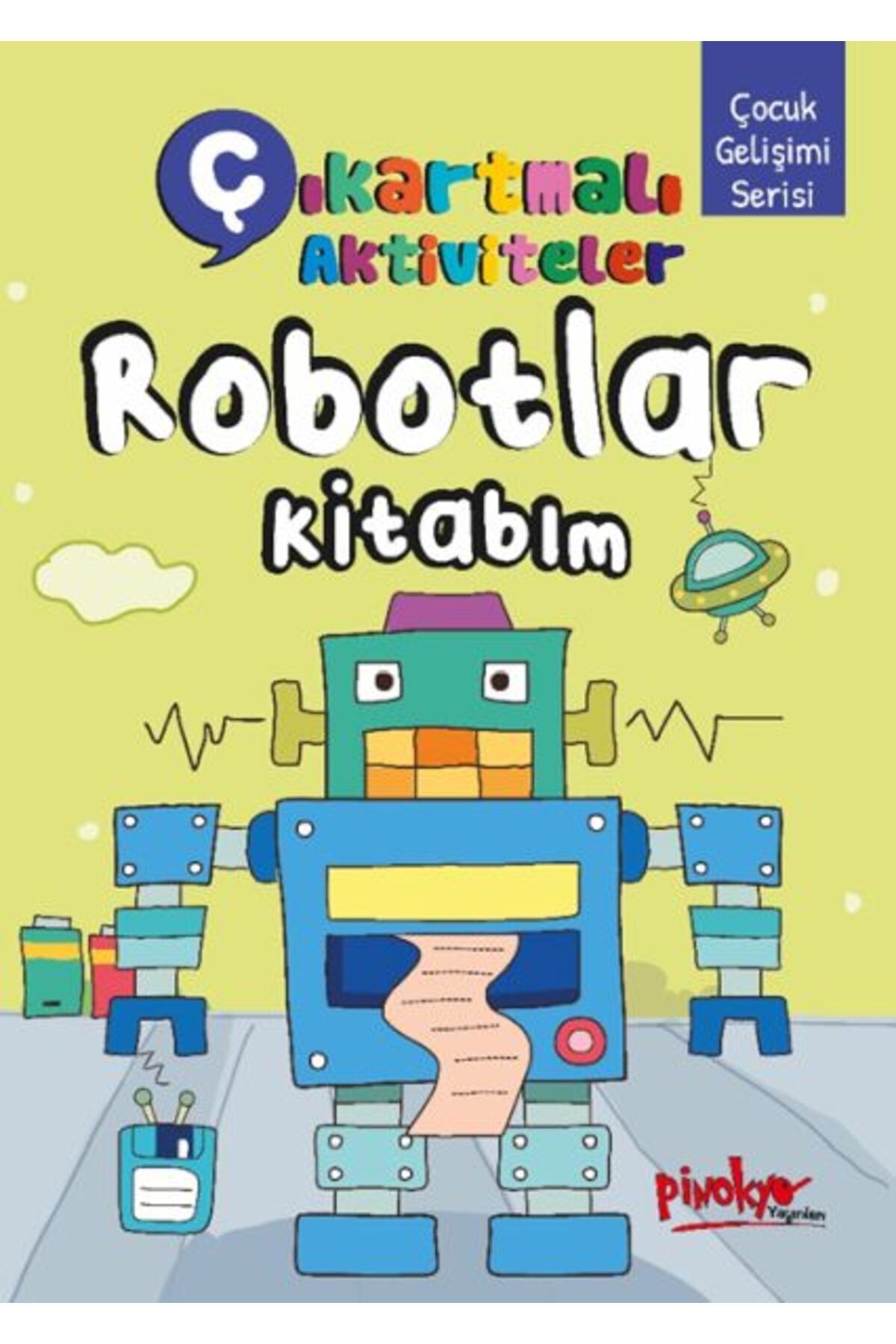 Destek Yayınları Çıkartmalı Aktiviteler Robotlar Kitabım