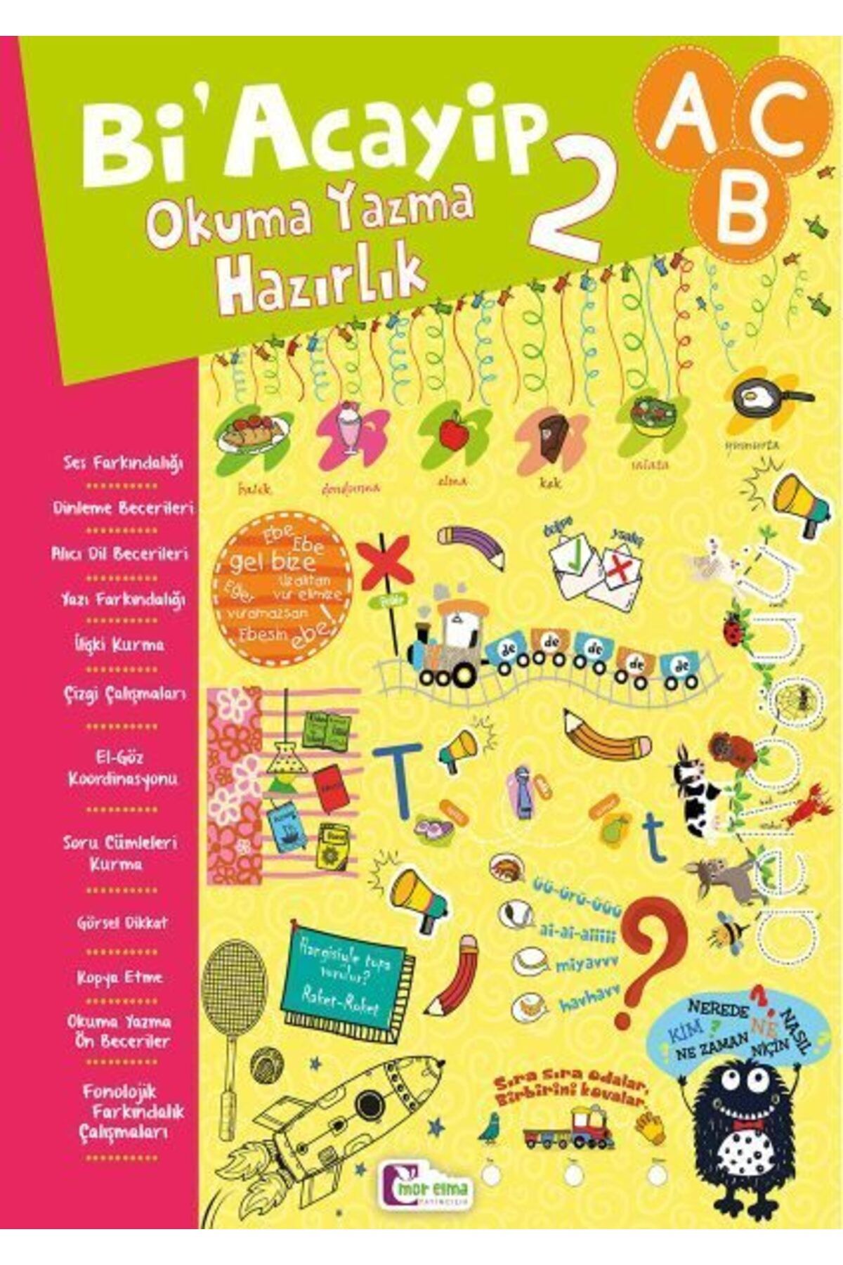 Destek Yayınları Bi Acayip Okuma Yazma Hazırlık 2