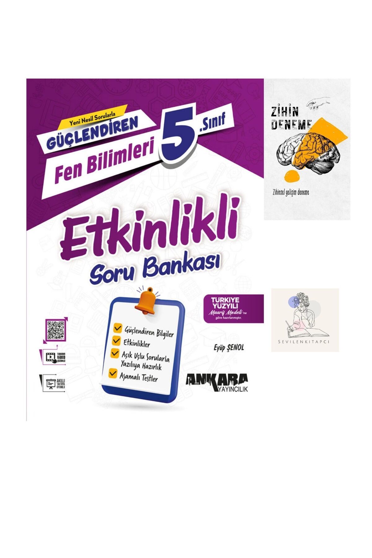 Ankara Yayıncılık ANKARA 5.SINIF FEN BİLİMLERİ ETKİNLİKLİ SORU BANKASI-ZİHİNDENEME-KAR461