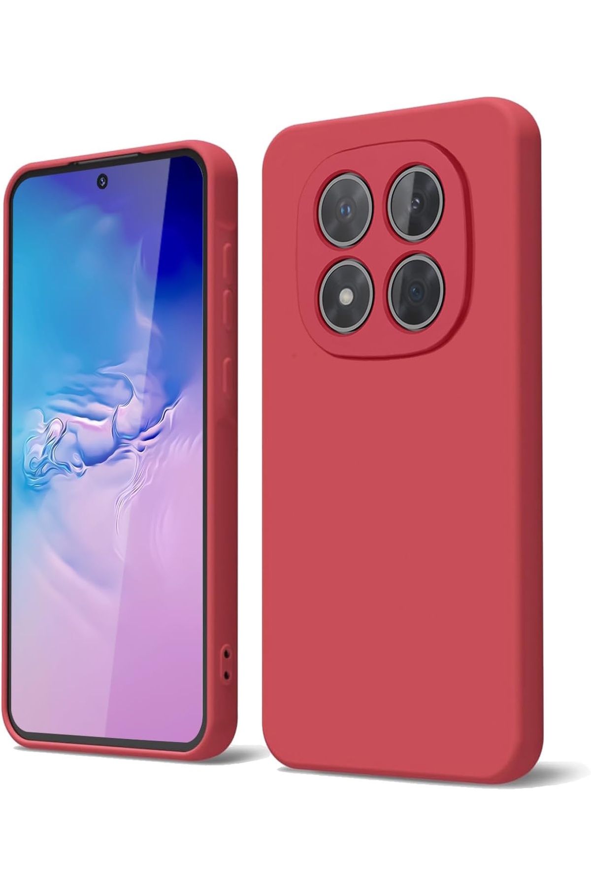 m.tk moveteck Xiaomi Redmi Note 14 Pro 4g Kılıf Lansman Kamera Korumalı içi Kadife Yumuşak Renkli Silikon Mat His