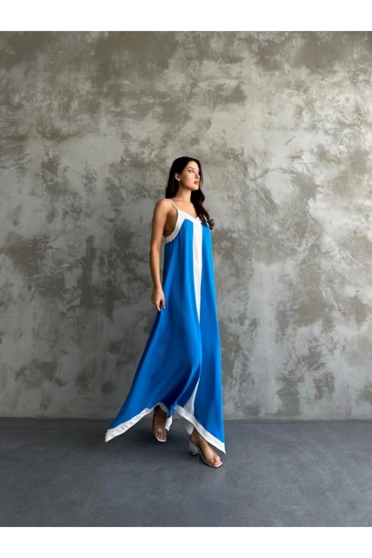 Butik Askılı Maxi Boy Elbise