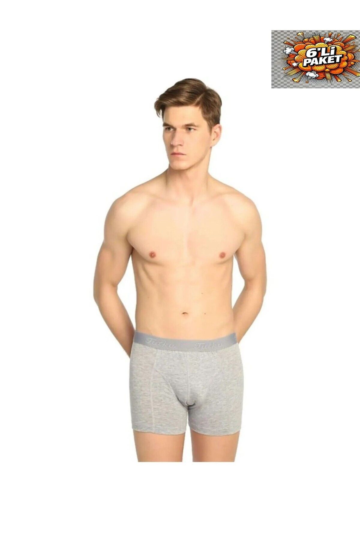 Pardon Elastan Boxer Likralı 6 Adet