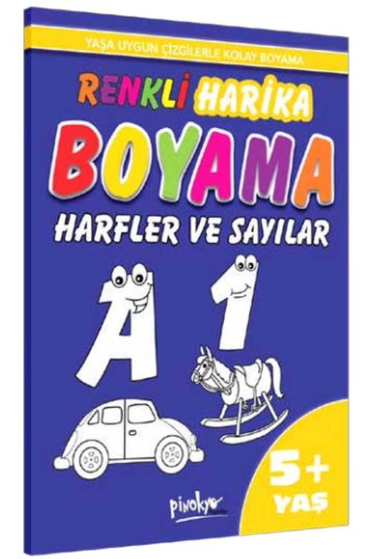 Destek Yayınları Renkli Harika Boyama Harfler ve Sayılar 5Yaş