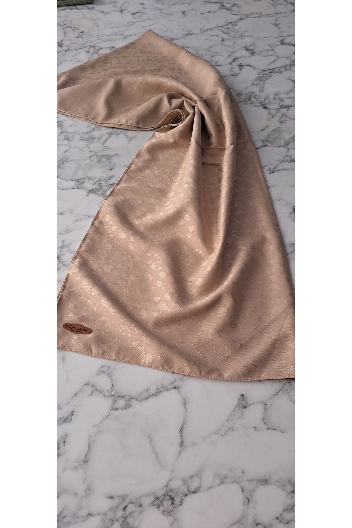 COLLECTİON Açık sütlü kahve şal