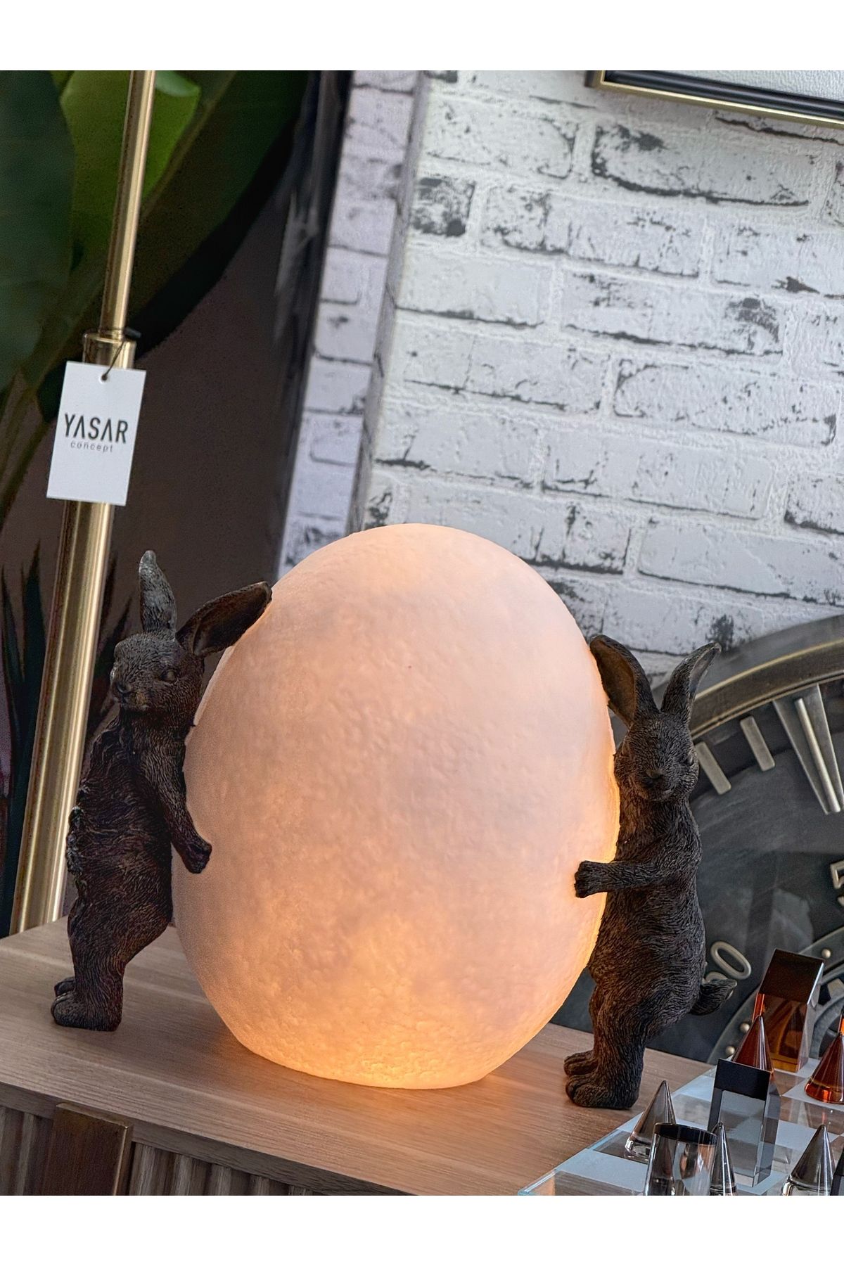 YSR CONCEPT Rabbits Tavşan Masa Lambası Abajur