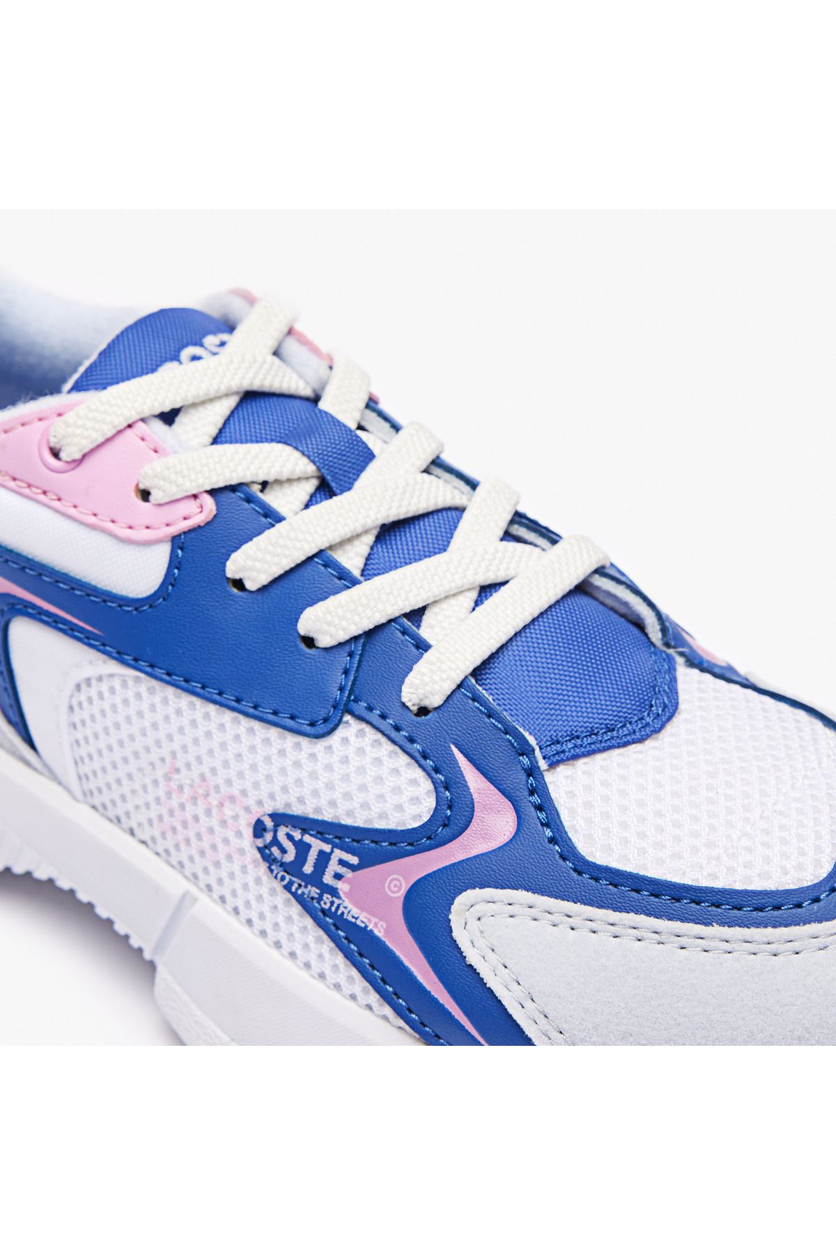 اسنیکر آبی دخترانه و پسرانه بچگانه کفش ورزشی روشن L003 NEO Lacoste