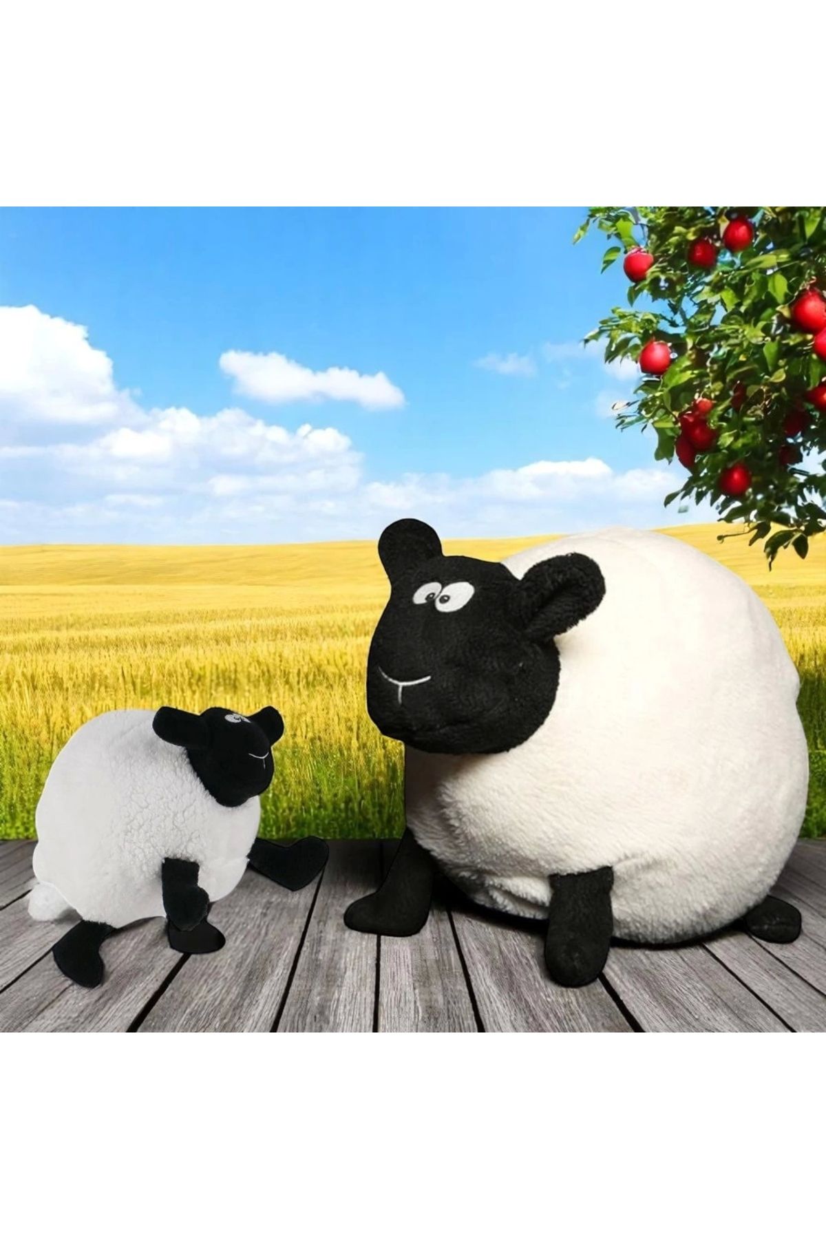 Wionland Neşeli Koyun Ailesi Peluş Oyuncak