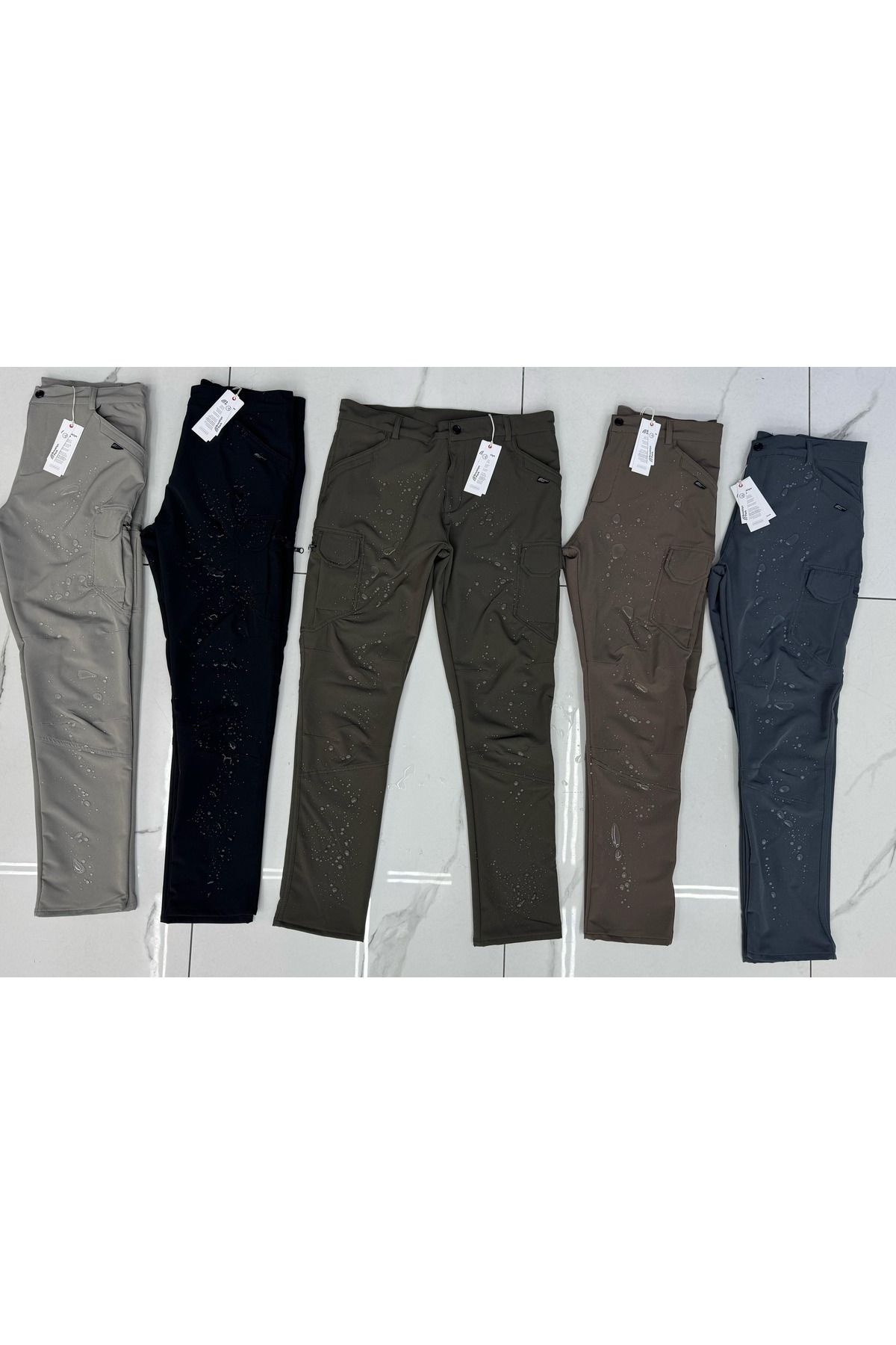 Brooklyn Park Erkek Outdoor Taktik Pantolon - Su geçirmez, Esnek, Çok cepli, Dayanıklı Kumaş
