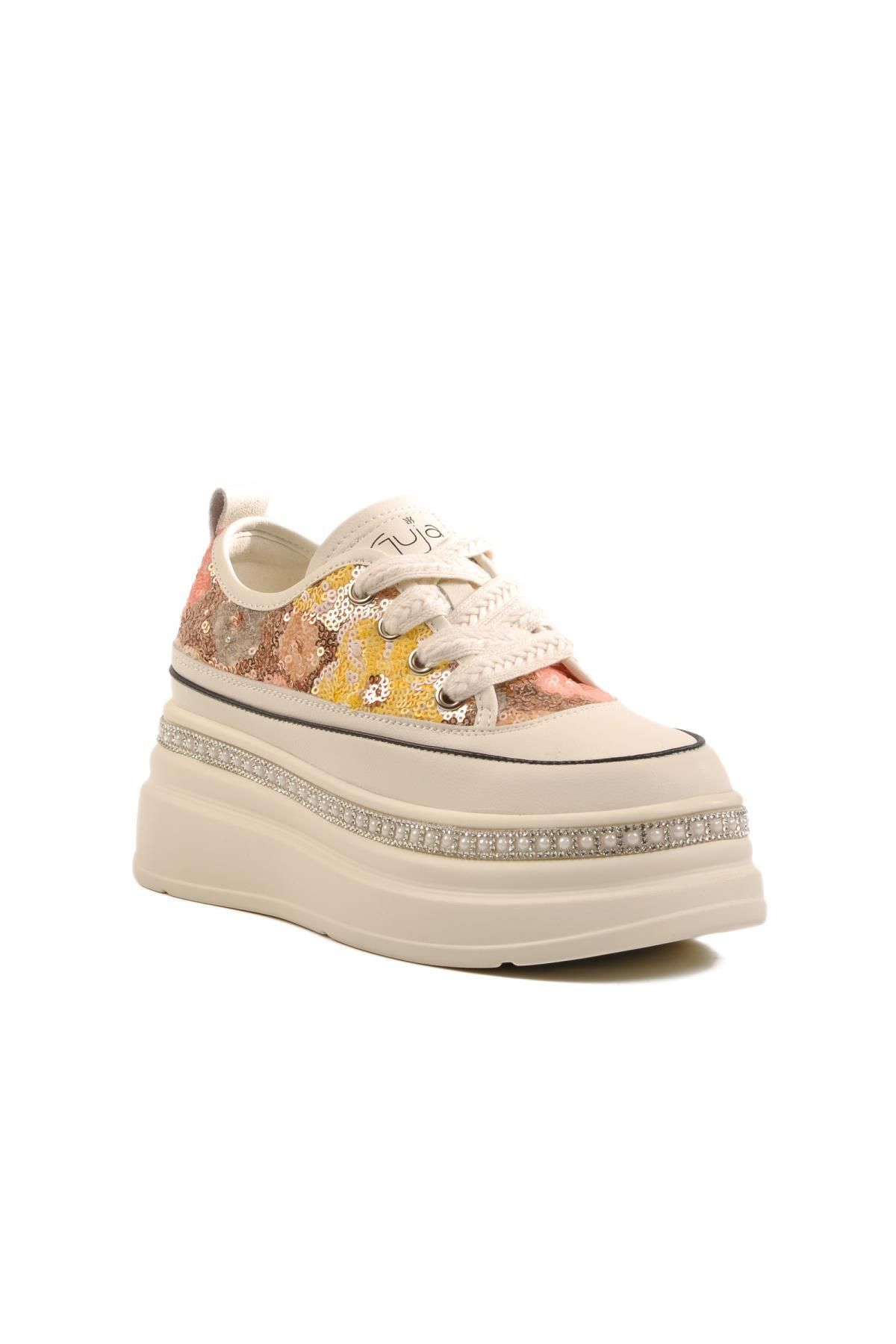 Guja 25Y423-6 Z Sarı Kadın Sneaker