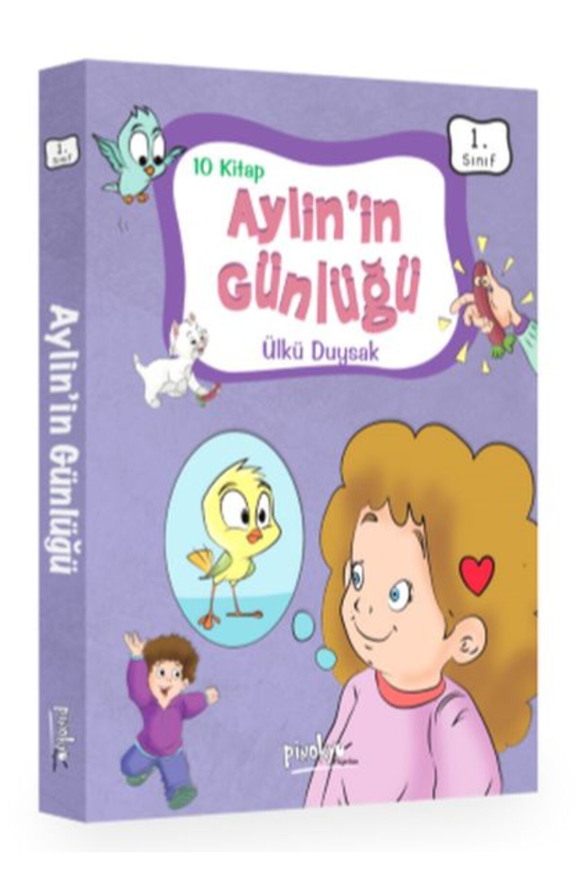 Destek Yayınları 1 Sınıf Aylinin Günlüğü Serisi 10 Kitaplık Set
