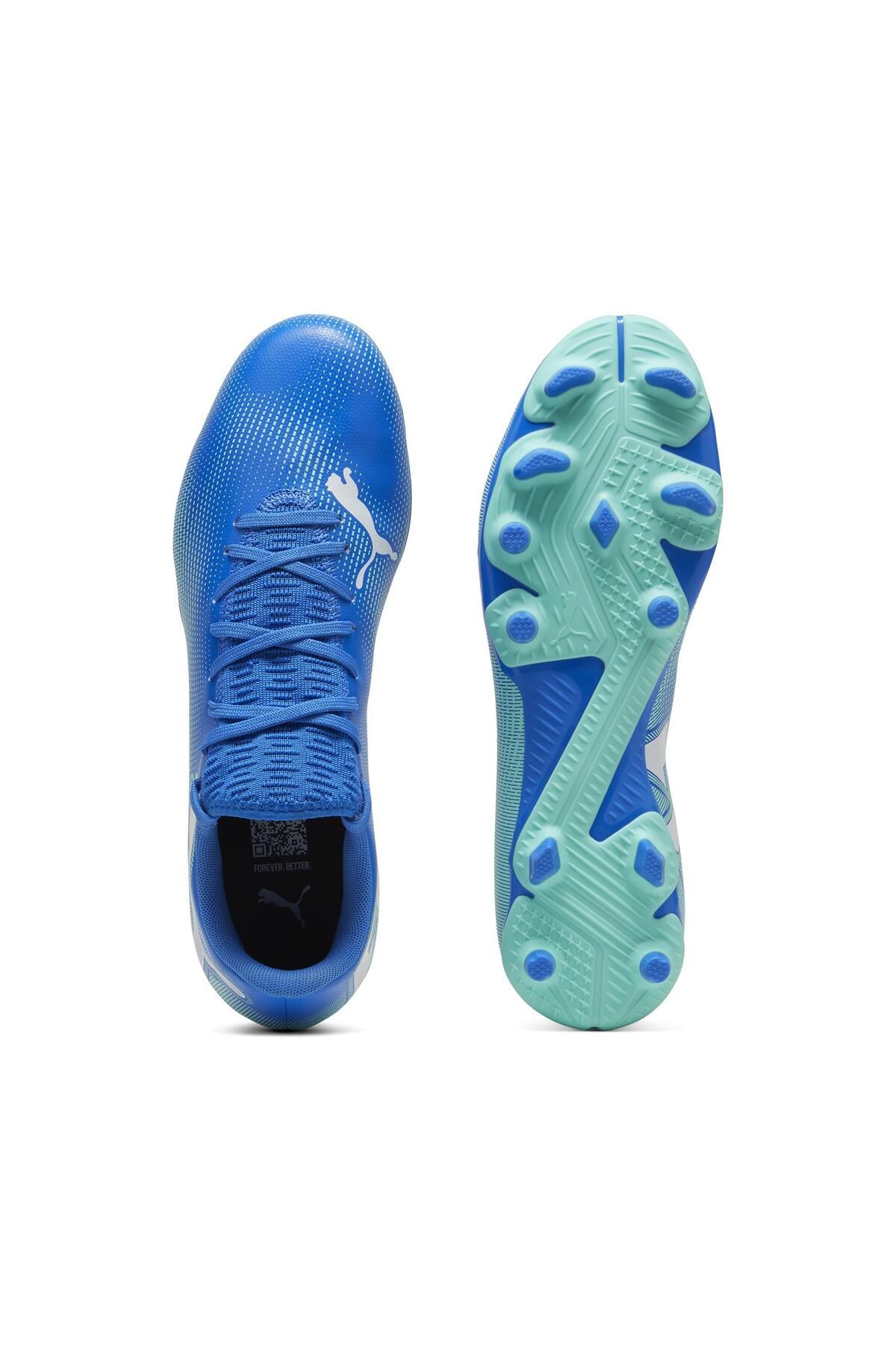 کرمپون آبی مردانه Future Blue 7 Play FG Ag Crampon 107939 01 Puma