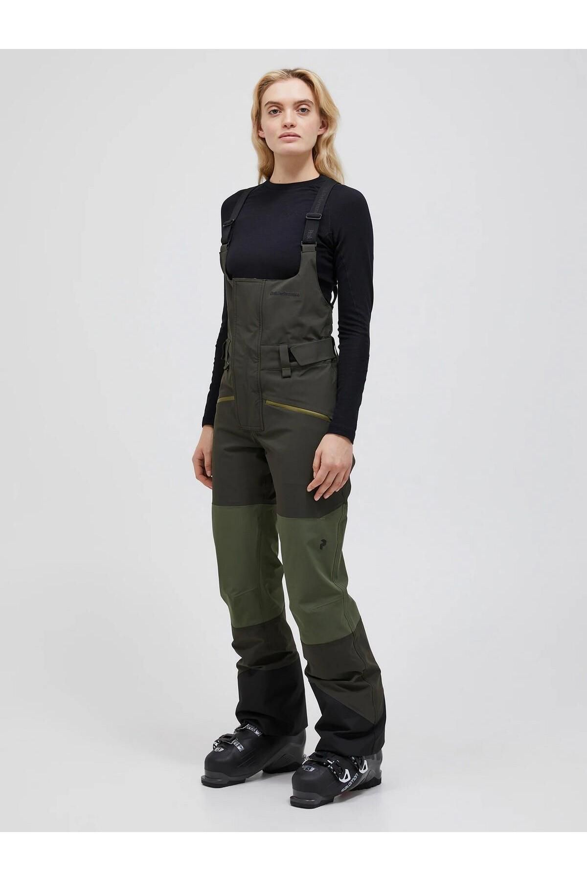 Peak Performance G78995010 W 2l Stretch Bib Kadın Kayak Pantolonu