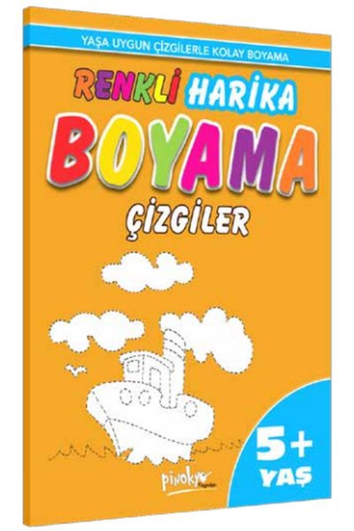 Destek Yayınları Renkli Harika Boyama Çizgiler 5Yaş