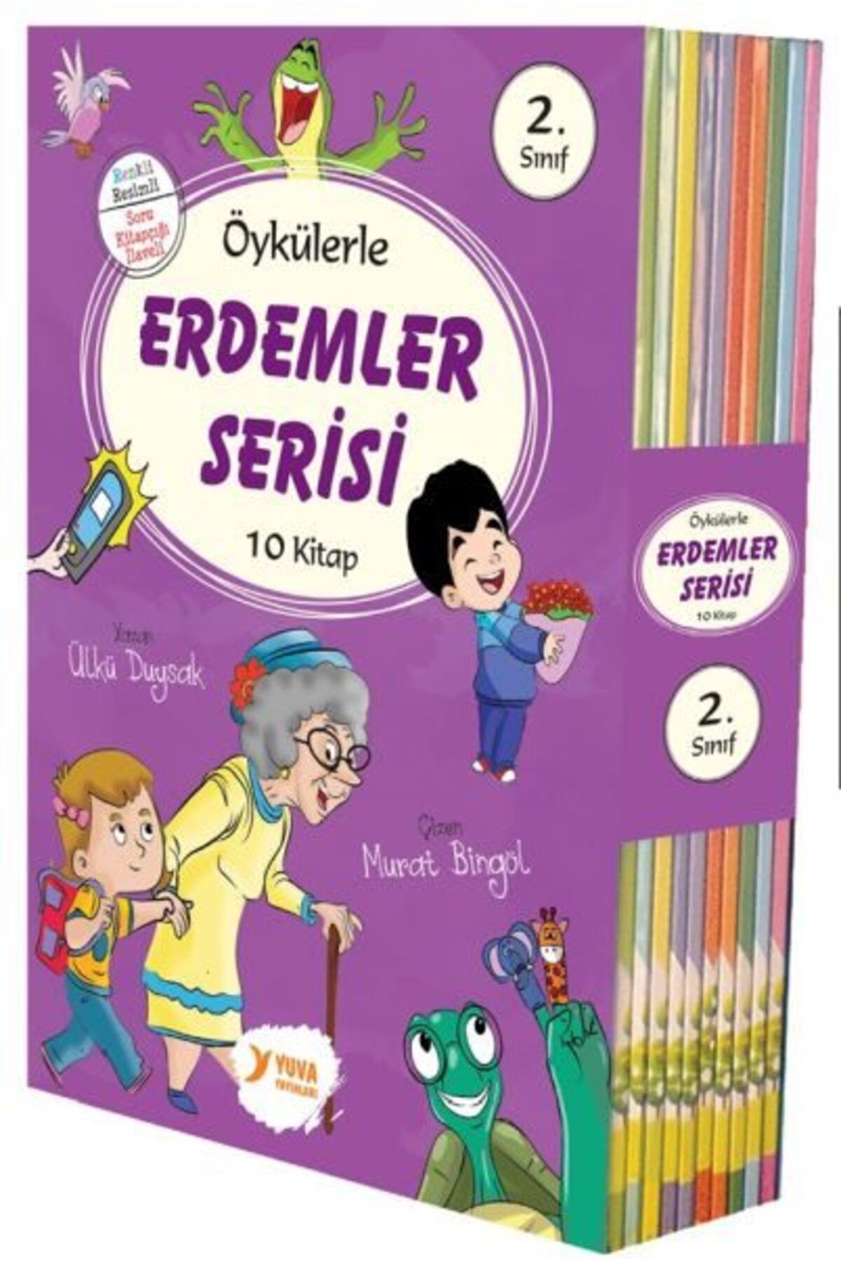 Destek Yayınları Öykülerle Erdemler Serisi 2 Sınıf 10 Kitap