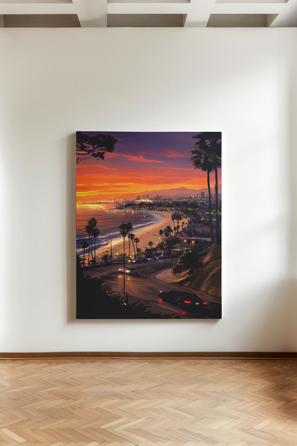 Kanvaspera Los Angeles Manzara - Kanvas Tablo