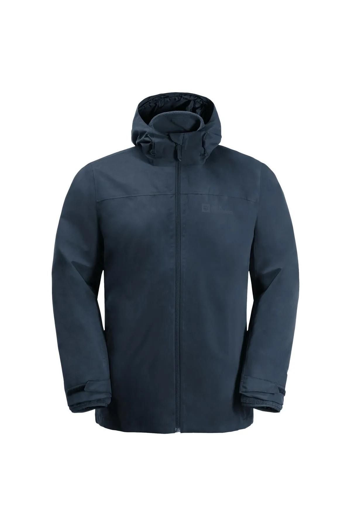 Jack Wolfskin Męska Kurtka Outdoorowa Taubenberg 3ın1 Jkt M Mężczyzna - M