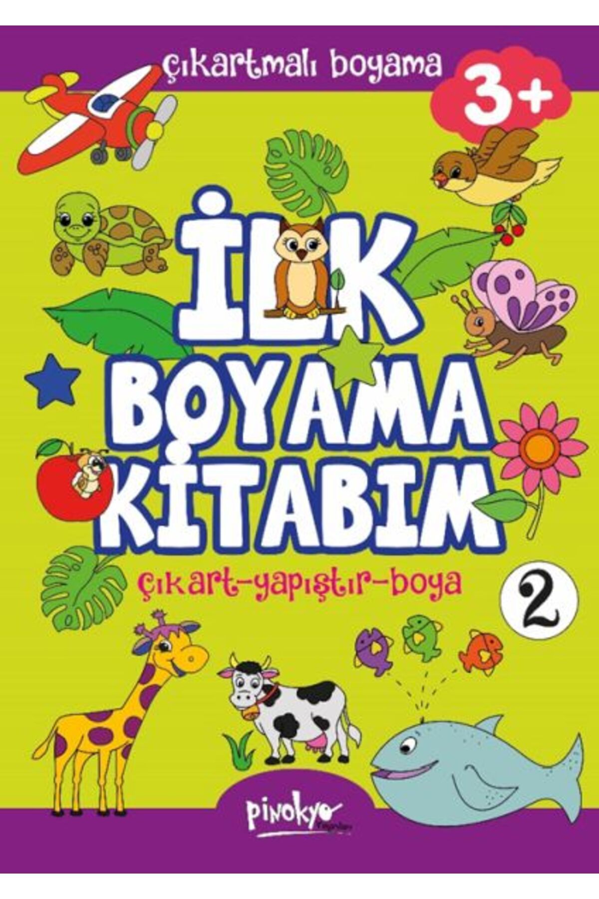 Destek Yayınları Çıkartmalı İlk Boyama Kitabım 3 Yaş2