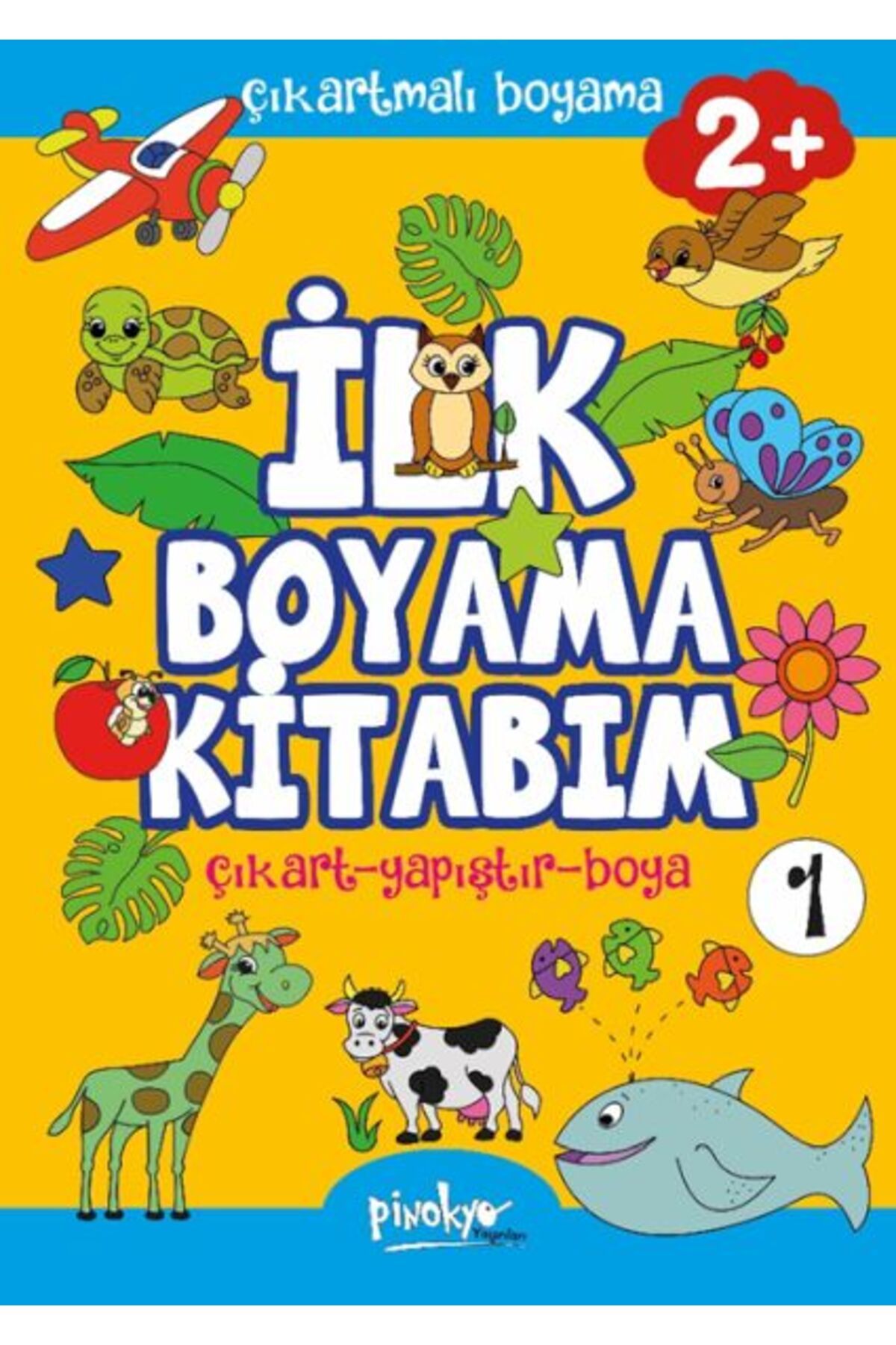 Destek Yayınları Çıkartmalı İlk Boyama Kitabım 2 Yaş1