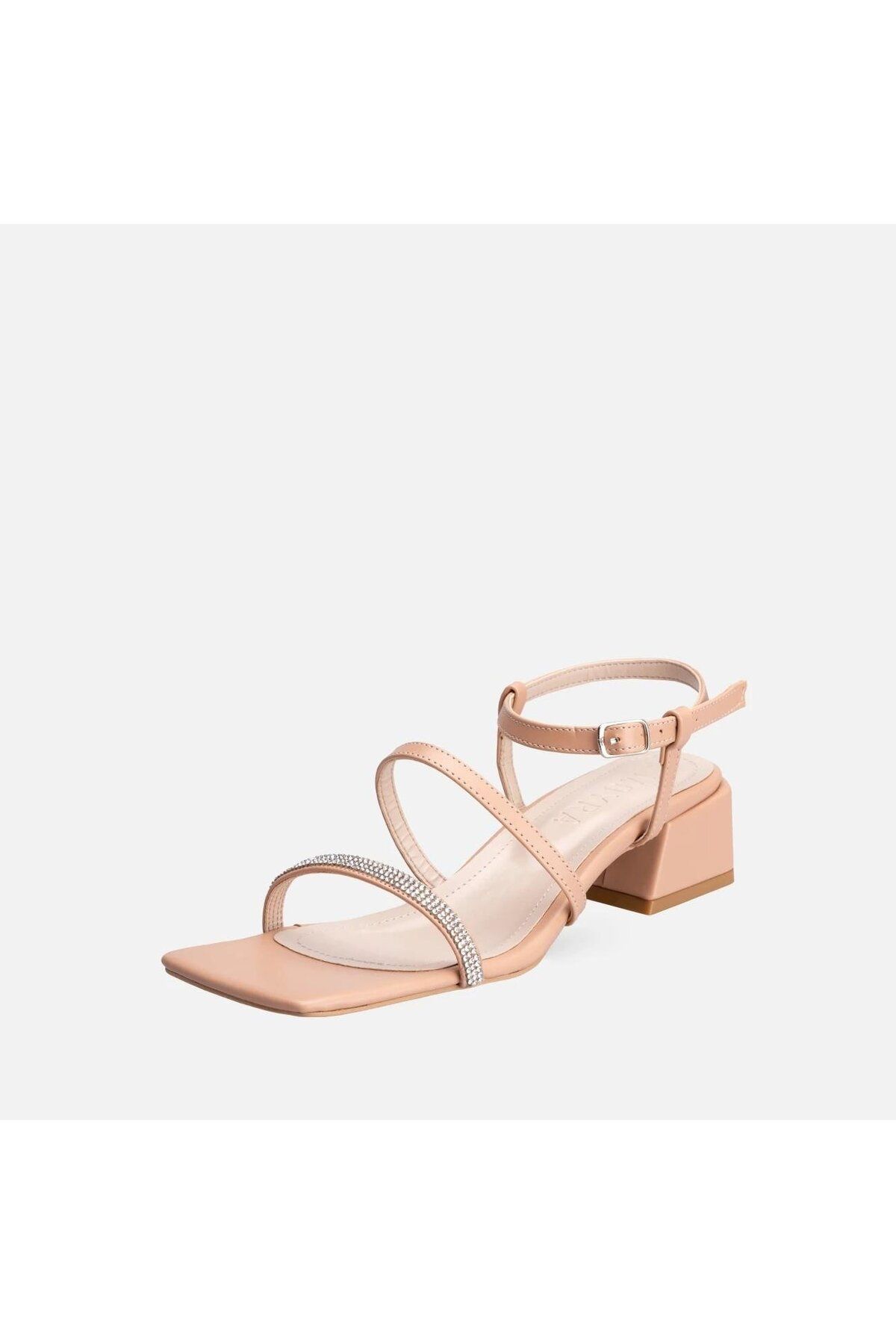 Nil Shoes Jotti Nude Cilt Topuklu Ayakkabı