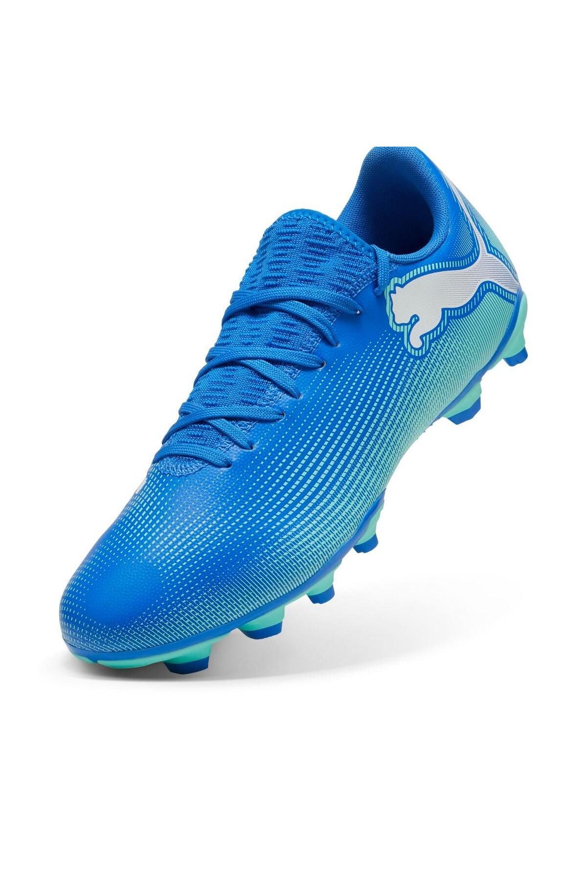 کرمپون آبی مردانه Future Blue 7 Play FG Ag Crampon 107939 01 Puma