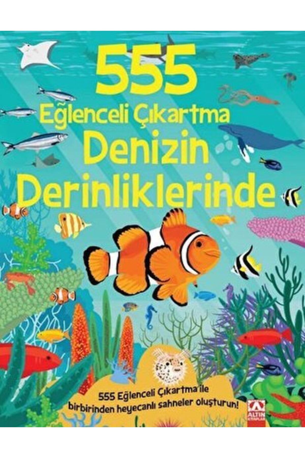 Destek Yayınları 555 Eğlenceli Çıkartma Denizin Derinliklerinde