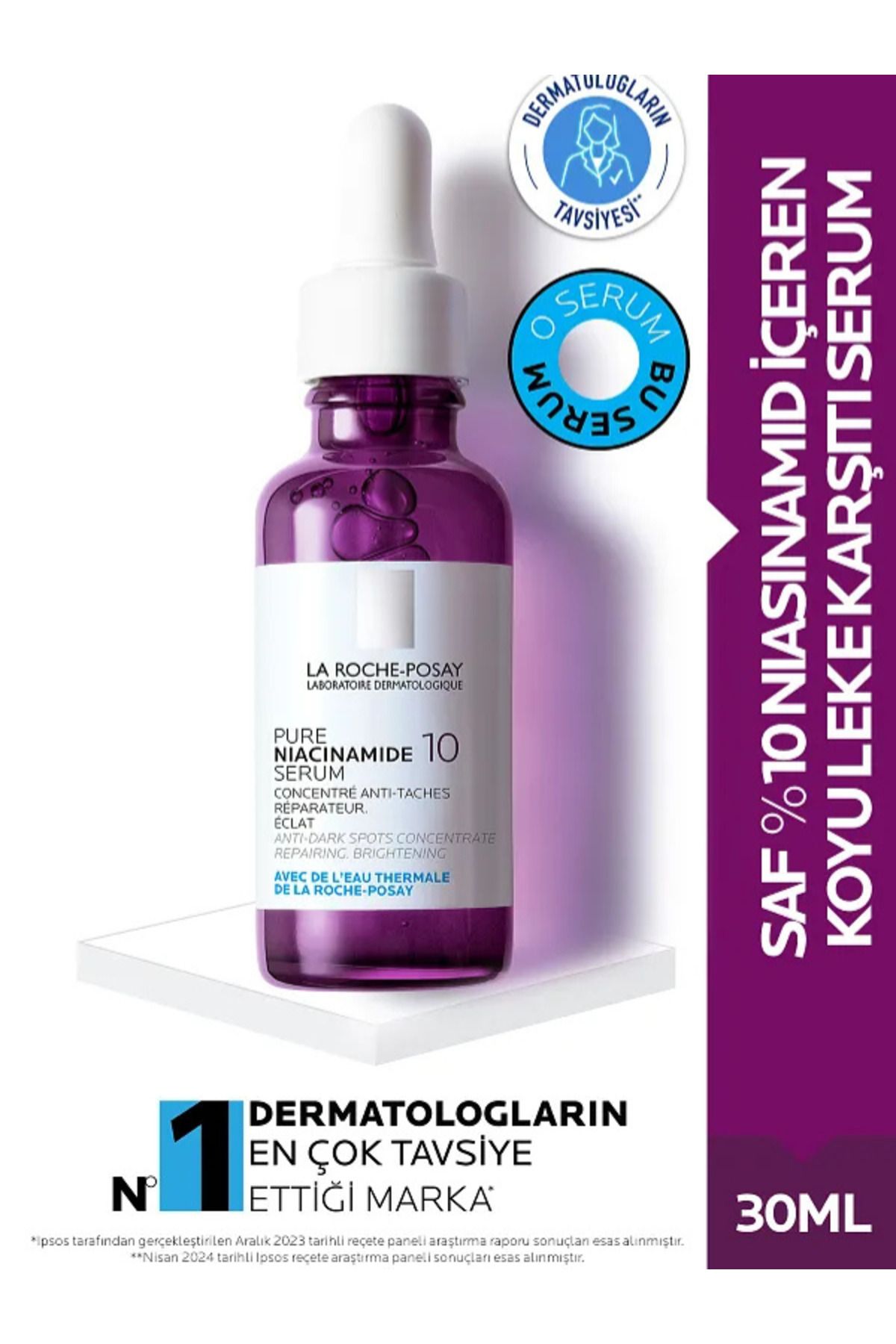 La Roche Posay Niacinamide 10% Anti-Dark Spot Serum 30ml | Brightening Care for All Skin Types
