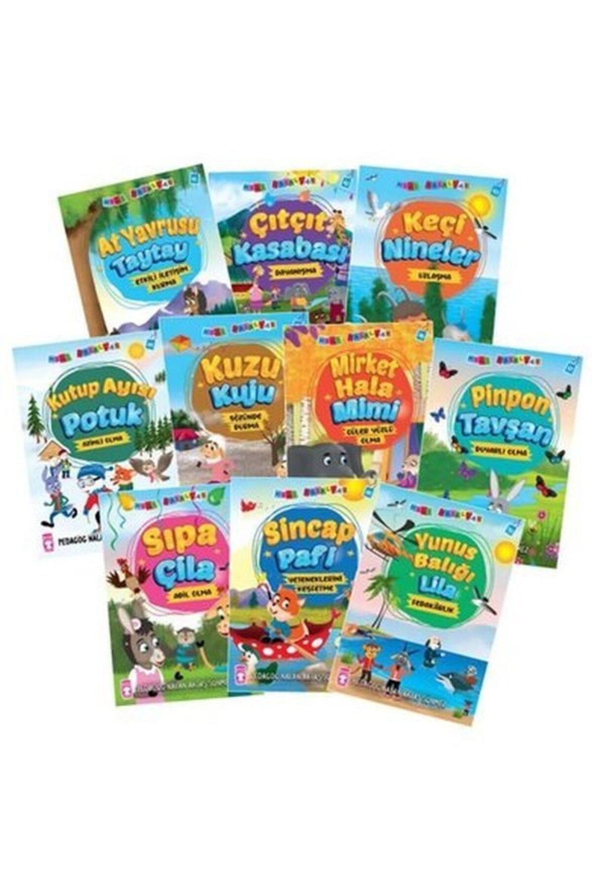 Destek Yayınları Mini Masallar 5 Seti 10 Kitap Takım