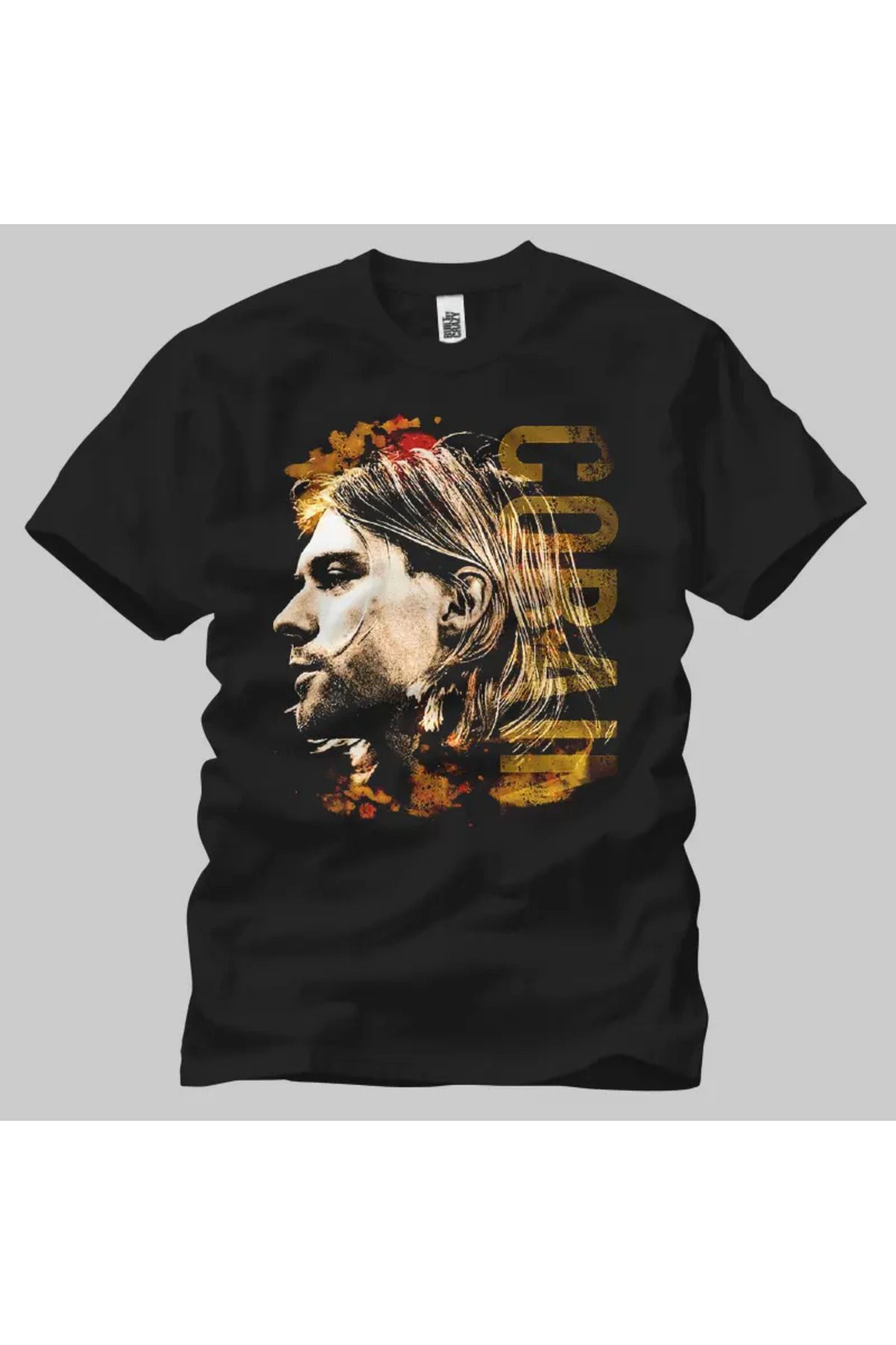 Built By Crazy Nirvana Kurt Cobain Profile Unisex Tişört